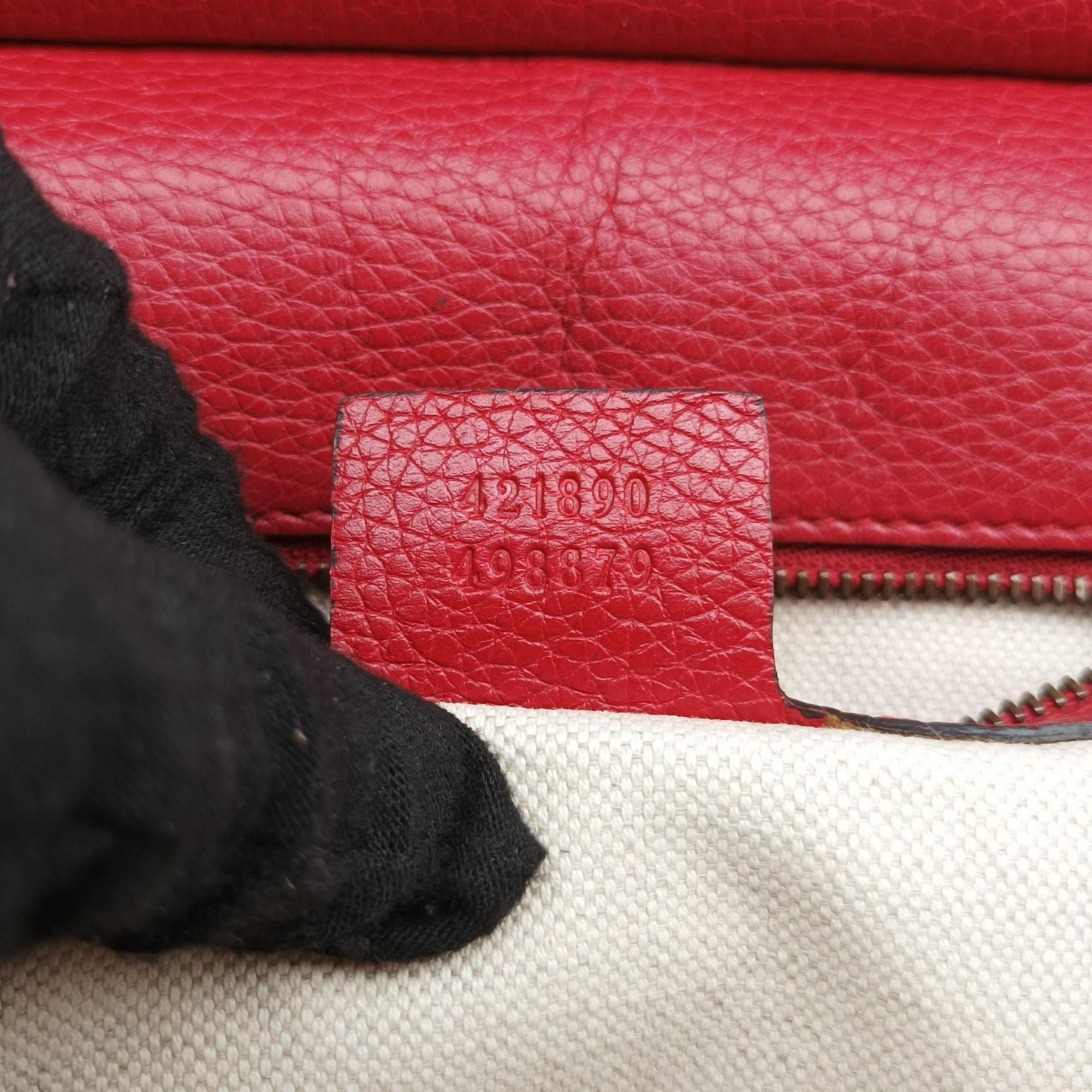 GG Marmont Red Leather 421890 G022092292GGマーモント レッド レザー 421890 G022092292