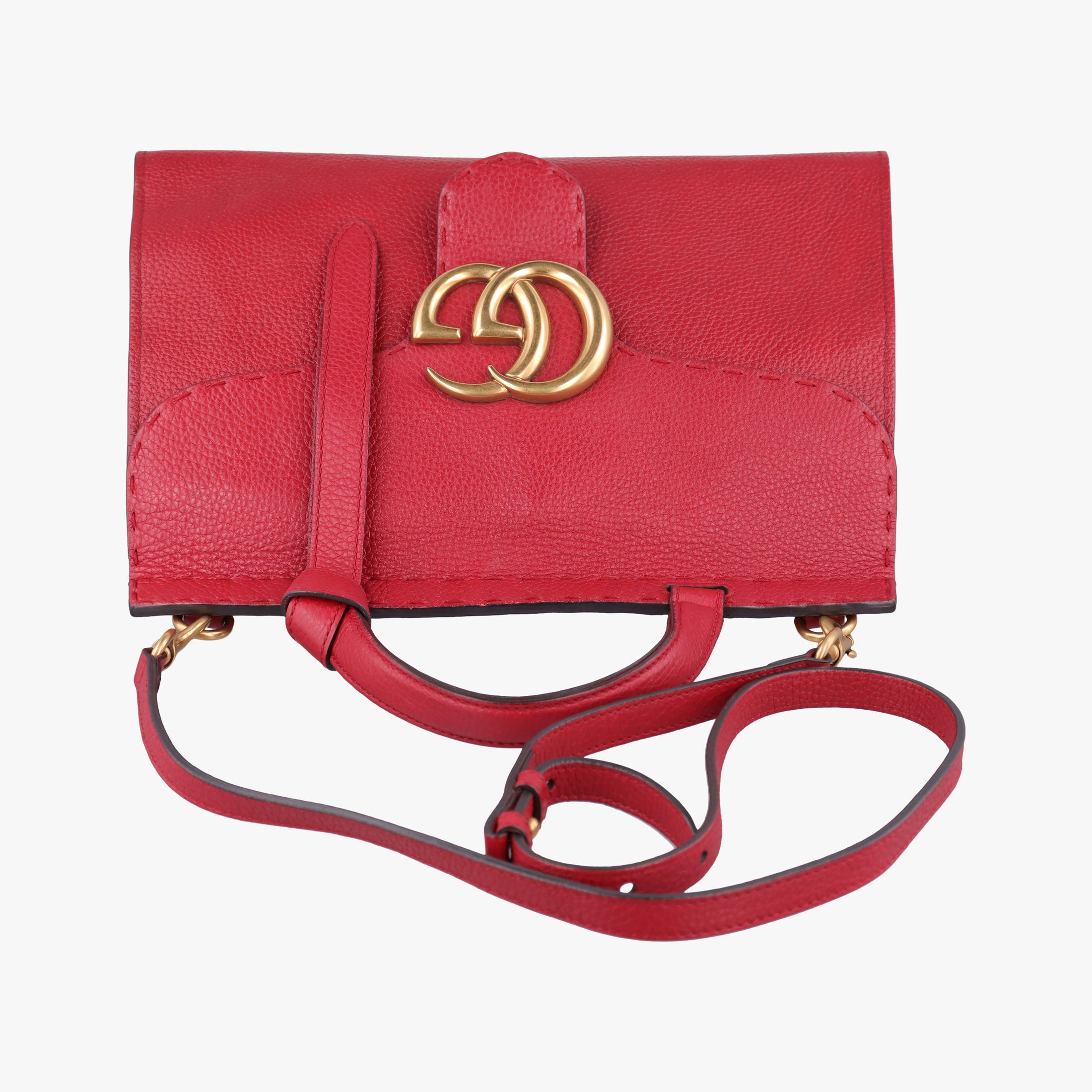 GG Marmont Red Leather 421890 G022092292GGマーモント レッド レザー 421890 G022092292