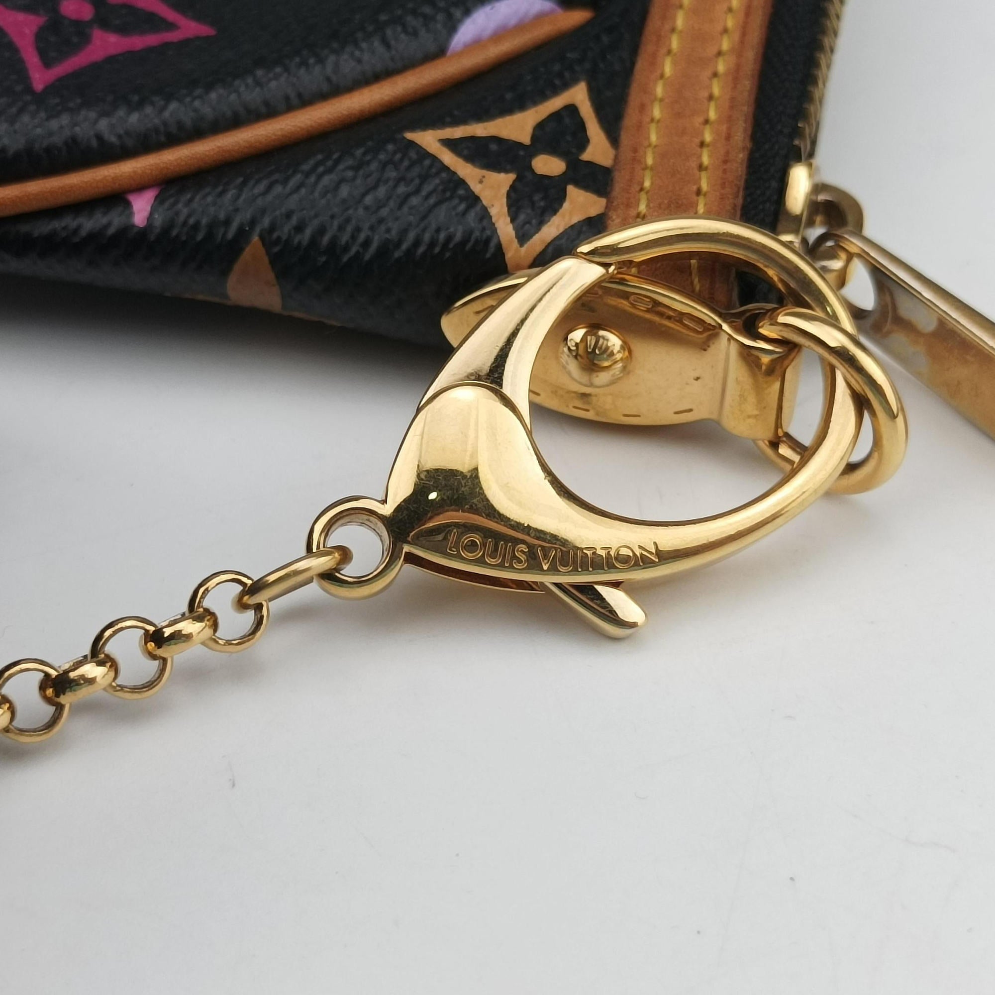 Pochette Mira MM Noir Monogram Multicolor M60097 AA6018ポシェット ミラ MM ノワール モノグラム マルチカラー M60097 AA6018