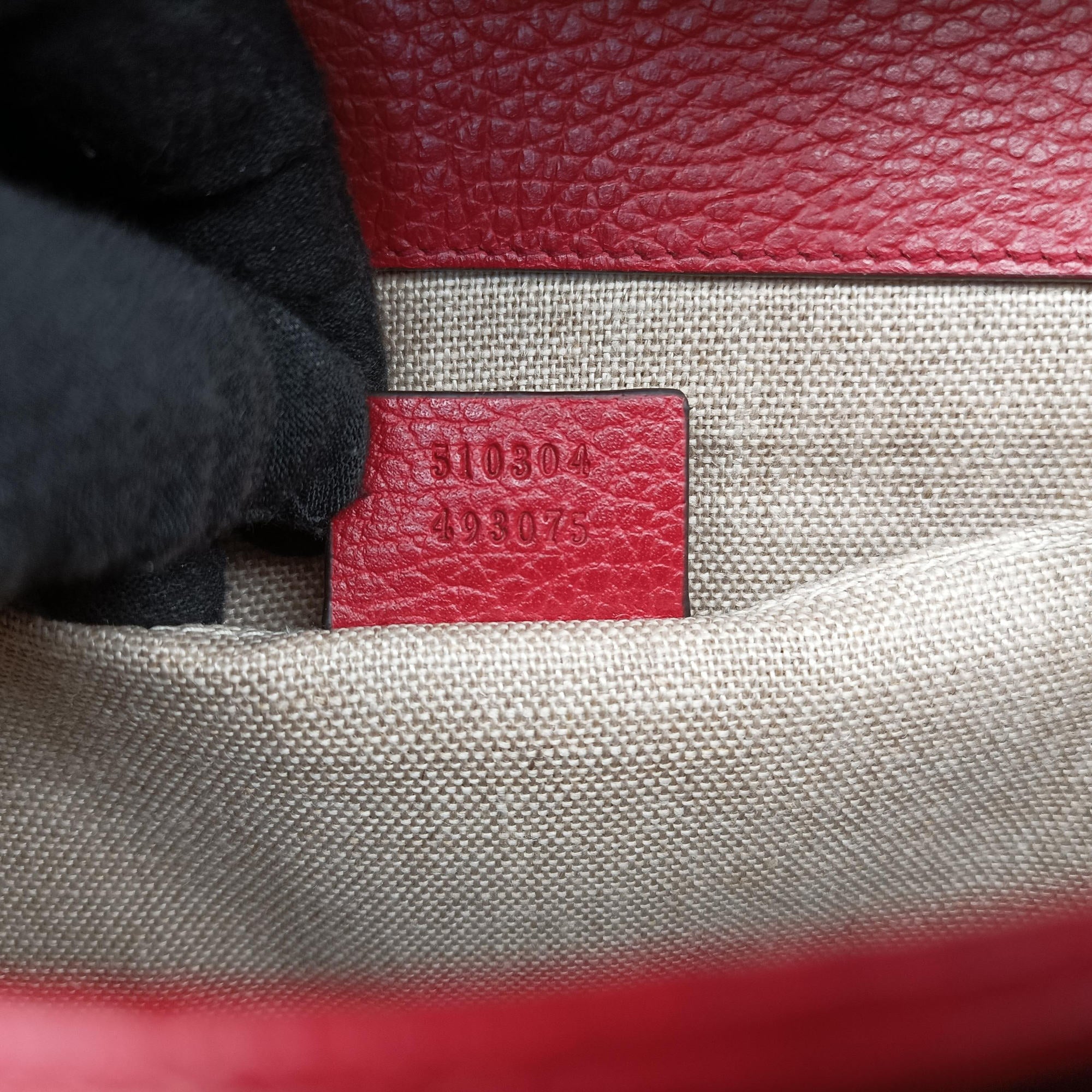 Interlocking G Red Leather 510304 D029408598インターロッキングG レッド レザー 510304 D029408598