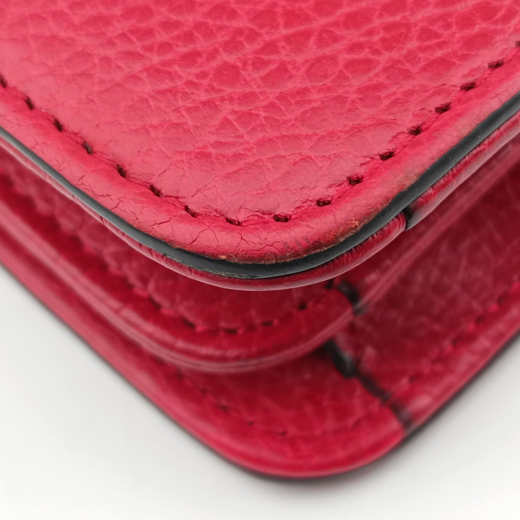 Interlocking G Red Leather 510304 D029408598インターロッキングG レッド レザー 510304 D029408598