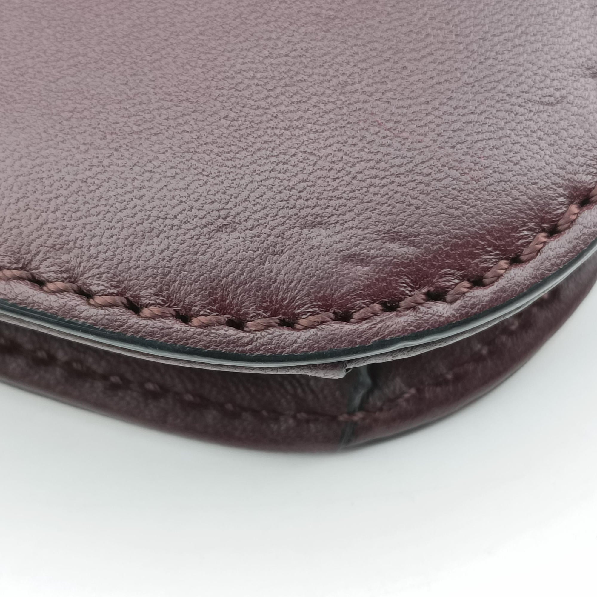 Rockstud Glam Lock Burgundy x Multicolour fabric x Leather BL-J566RPE0ロックスタッズグラムロック ワインレッド x マルチカラー ファブリック×レザー BL-J566RPE0