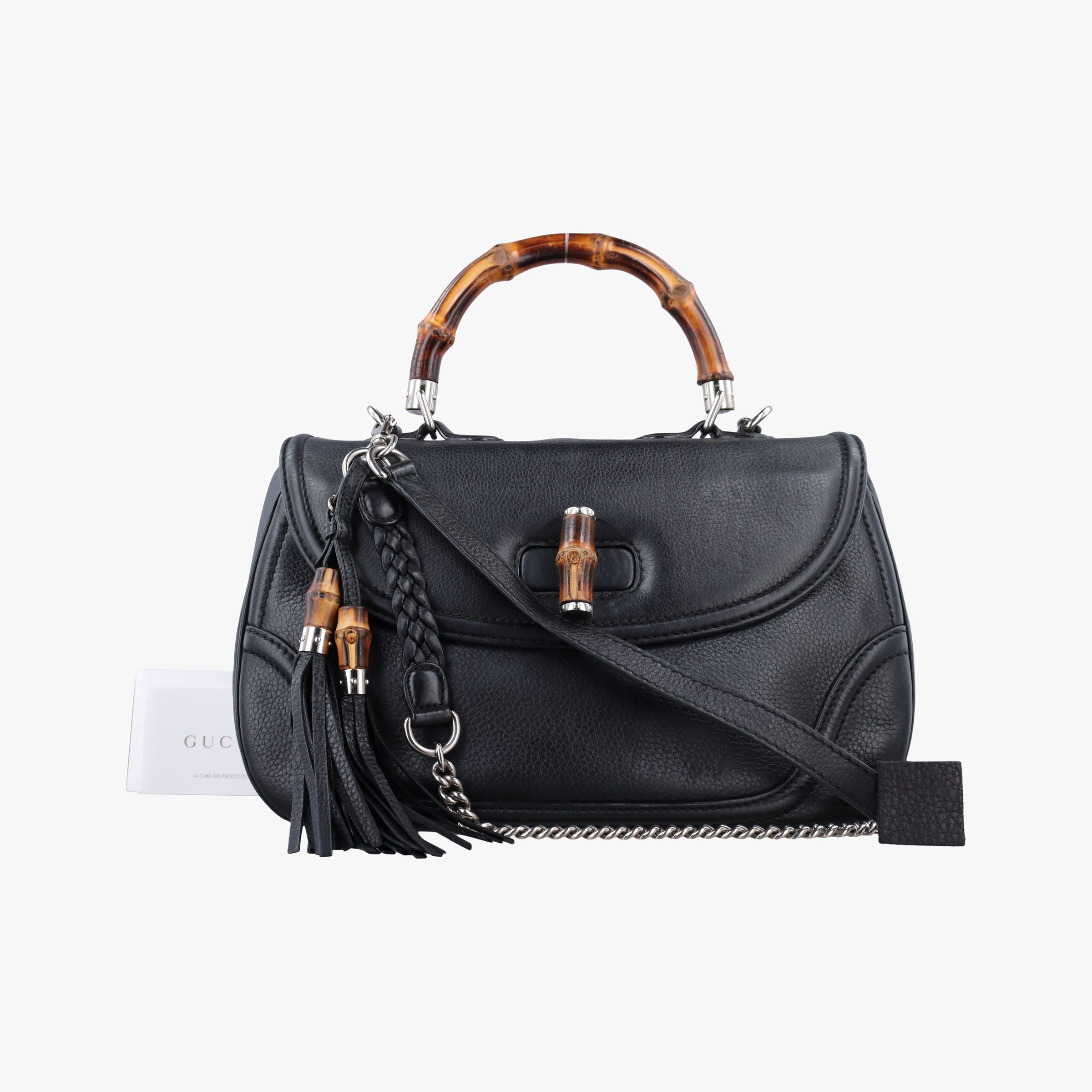 New Bamboo Black Leather 240241 C6969639バンブー ブラック レザー 240241 C6969639