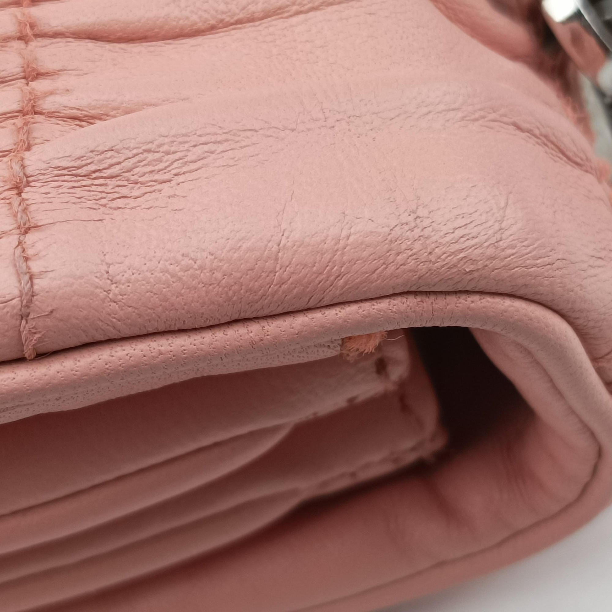 Fuoco Nappa Gaufre Pink Nappa Leather 1BD009 233フオコ ナッパ ゴーフル ピンク ナッパレザー 1BD009 233