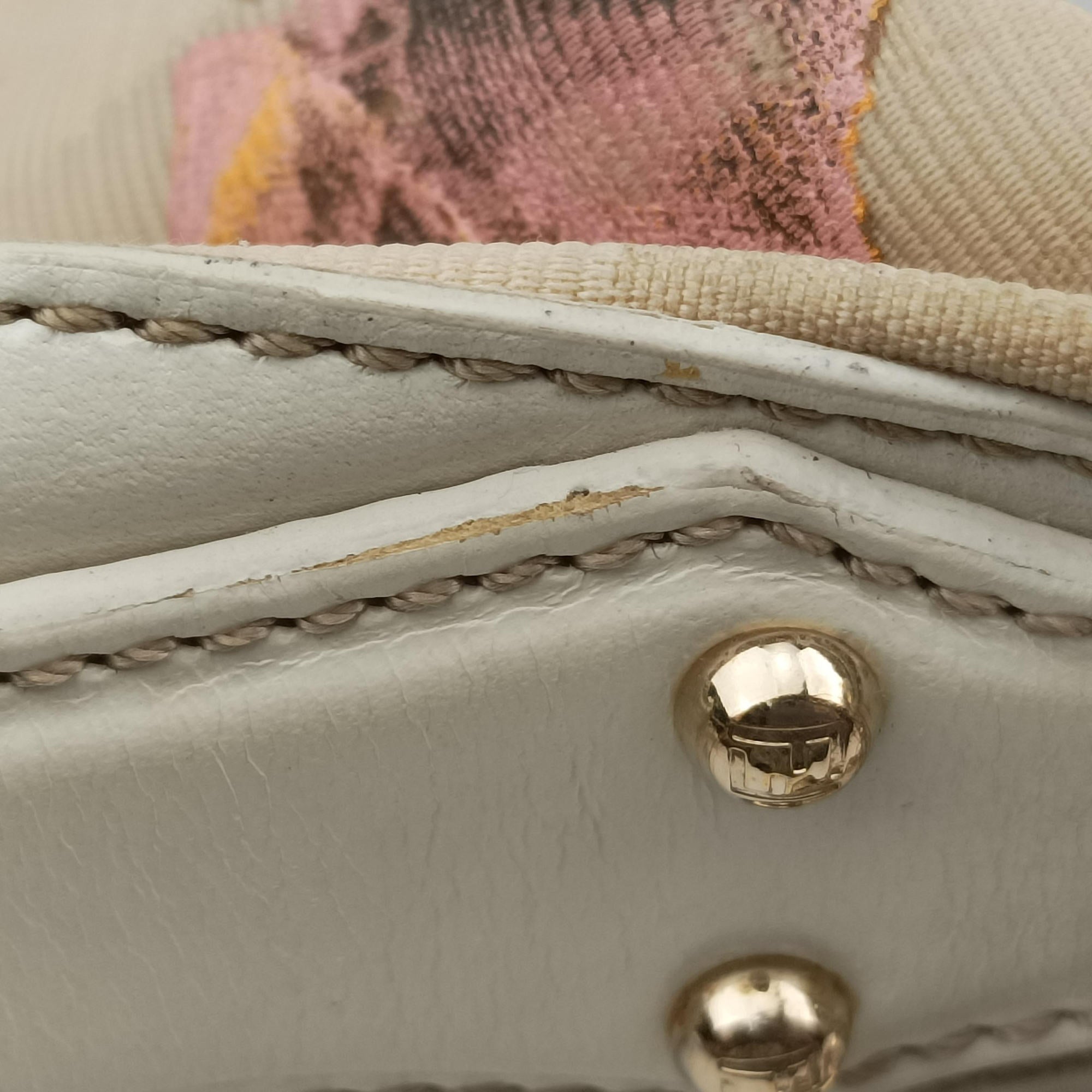 Chef Perforated Charm Zucca Print Multicolour canvas 8BR448 8BR448-FZB 118-2354ズッカ プリント シェフパフォーレートチャーム マルチカラー キャンバス 8BR448 8BR448-FZB 118-2354