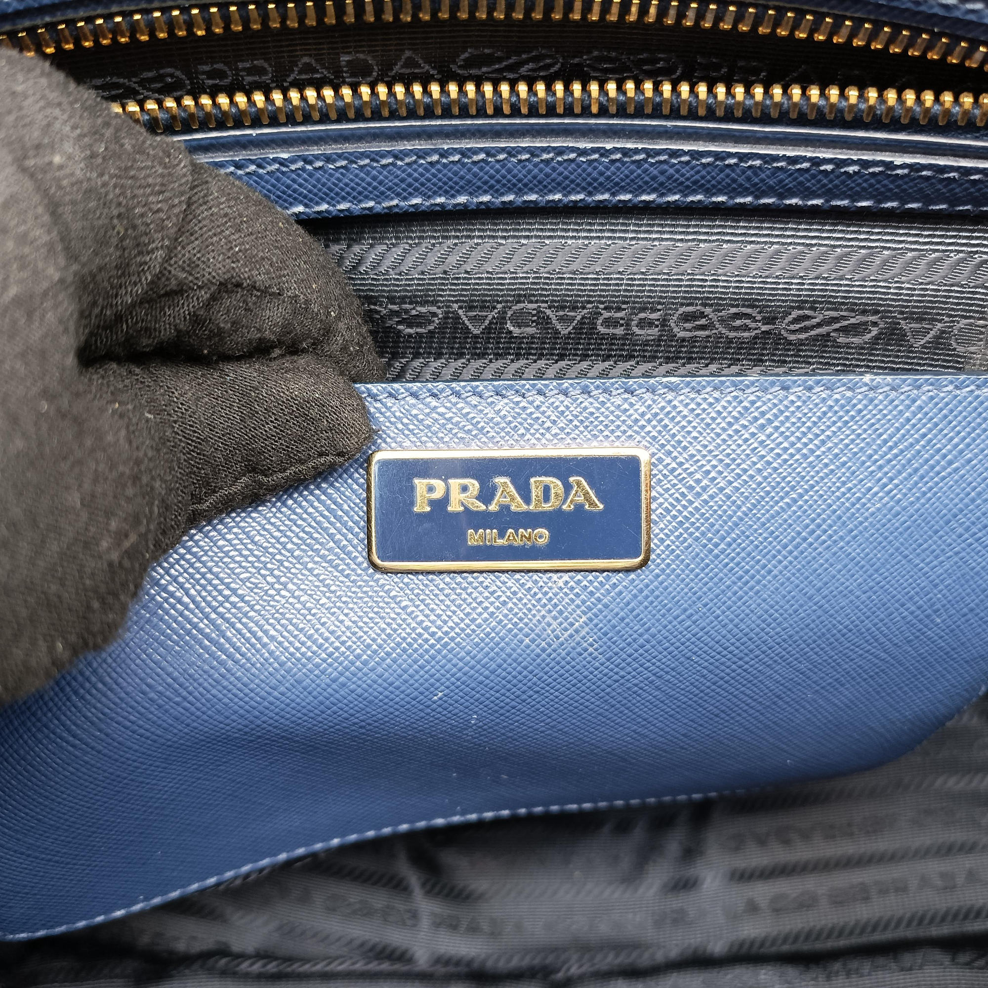 Galleria Blue SAFFIANO Leather BN2274 31/Aガレリア ブルー サフィアーノレザー BN2274 31/A