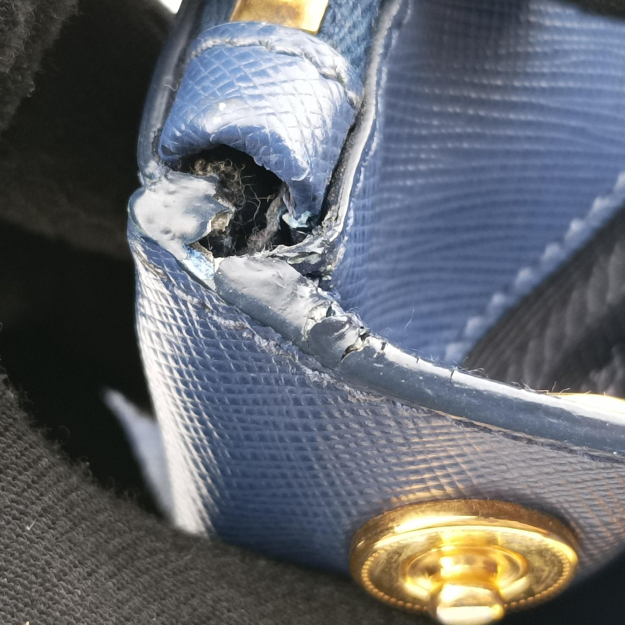 Galleria Blue SAFFIANO Leather BN2274 31/Aガレリア ブルー サフィアーノレザー BN2274 31/A