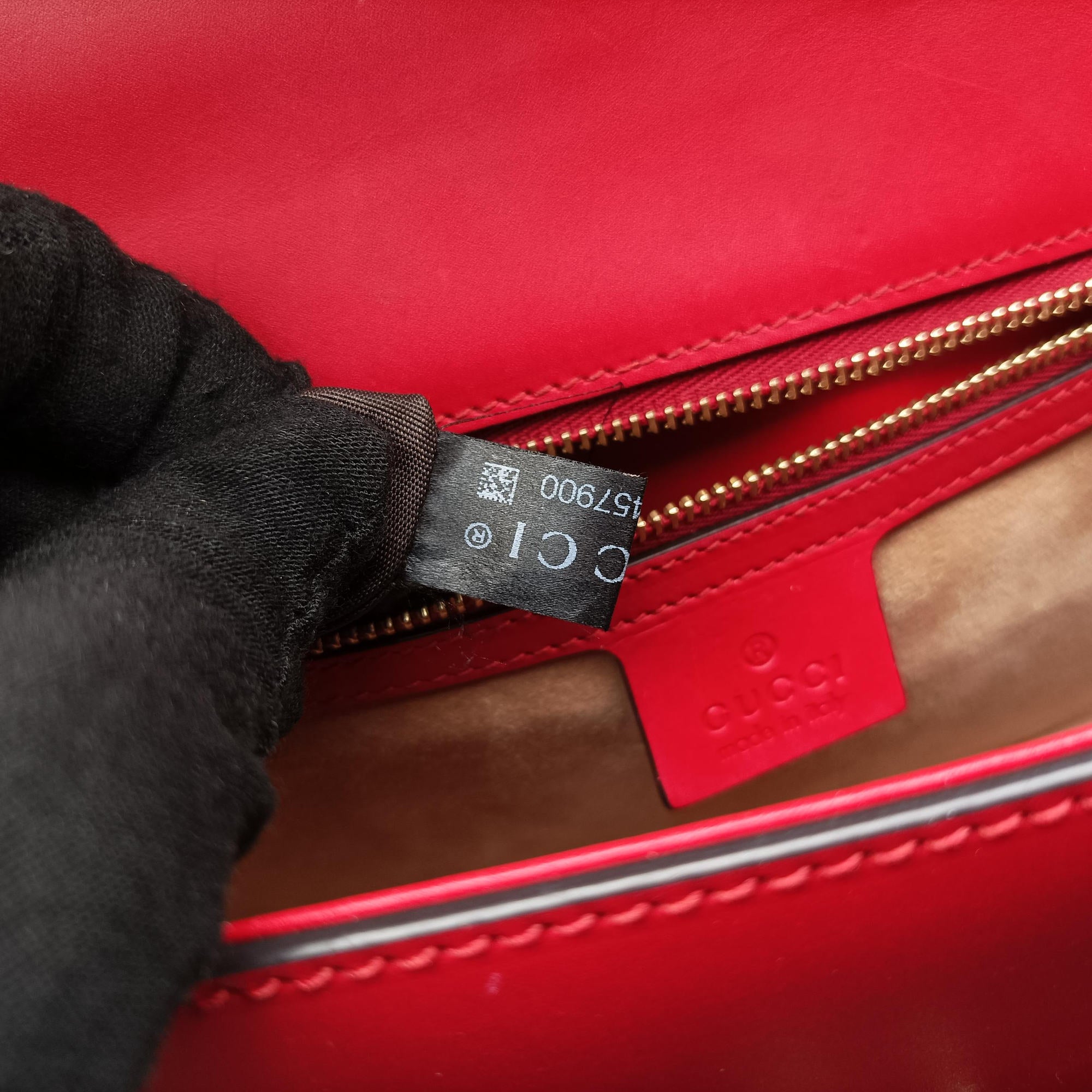 Sylvie Red Leather 421882 E020457900シルヴィ レッド レザー 421882 E020457900