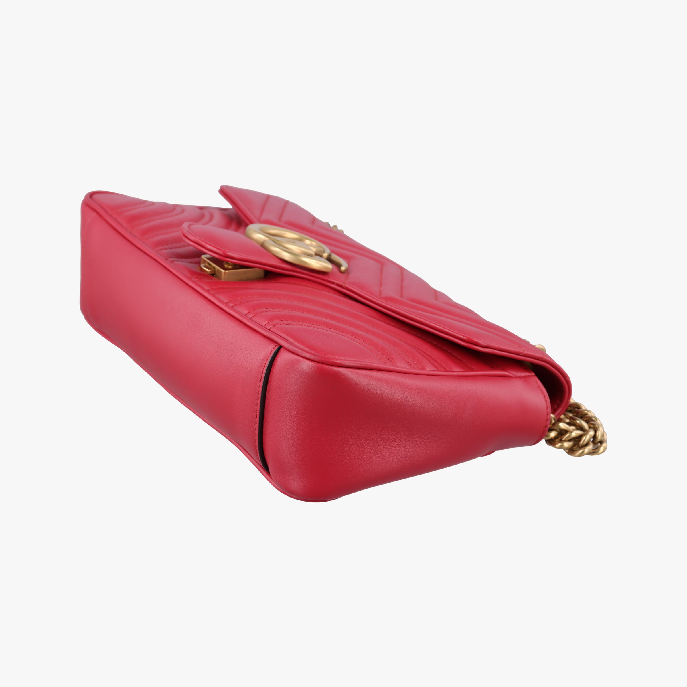 GG Marmont Red Leather 443497 C027984006GGマーモント レッド レザー 443497 C027984006