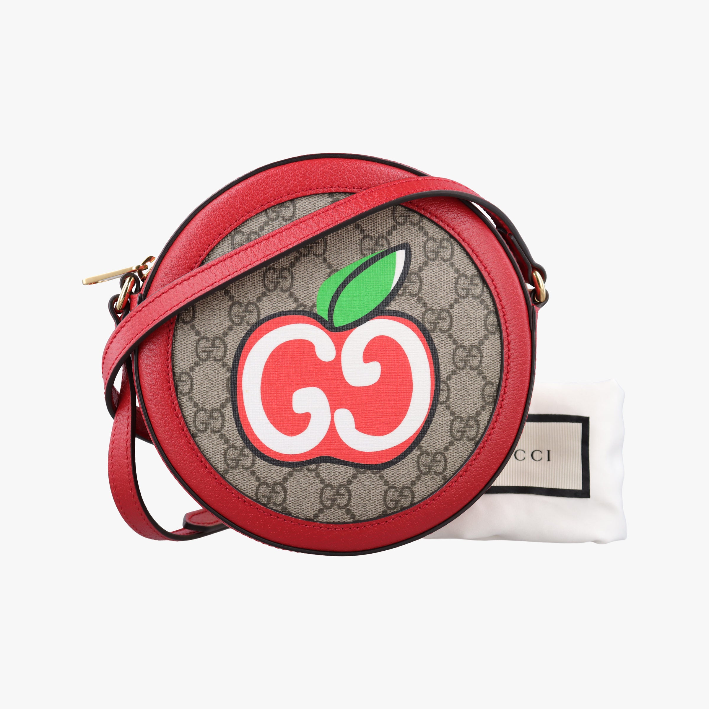 GG supreme Apple Red×beige PVC coated canvas×Leather 625216 E033026723GGスプリーム アップル レッド×ベージュ PVCコーティングキャンバス×レザー 625216 E033026723