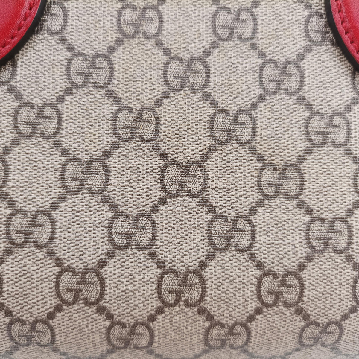 GG SUPREME beige×red×pink PVC coated canvas×Leather 409529 H019476076GGスプリーム ベージュ×レッド×ピンク PVCコーティングキャンバス×レザー 409529 H019476076