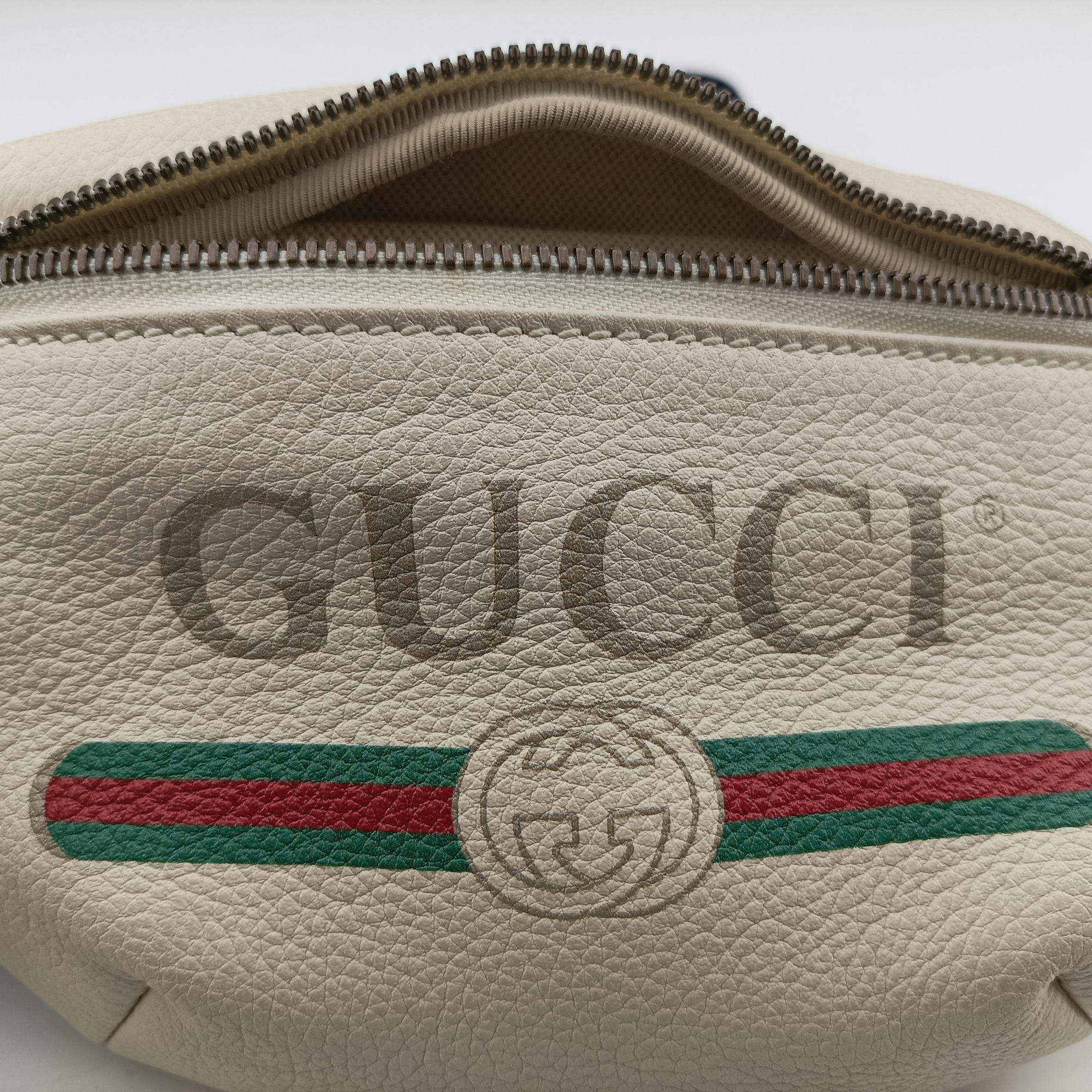 Print White×Red×Green Leather 527792 E026943489グッチプリント ホワイト×レッド×グリーン レザー 527792 E026943489