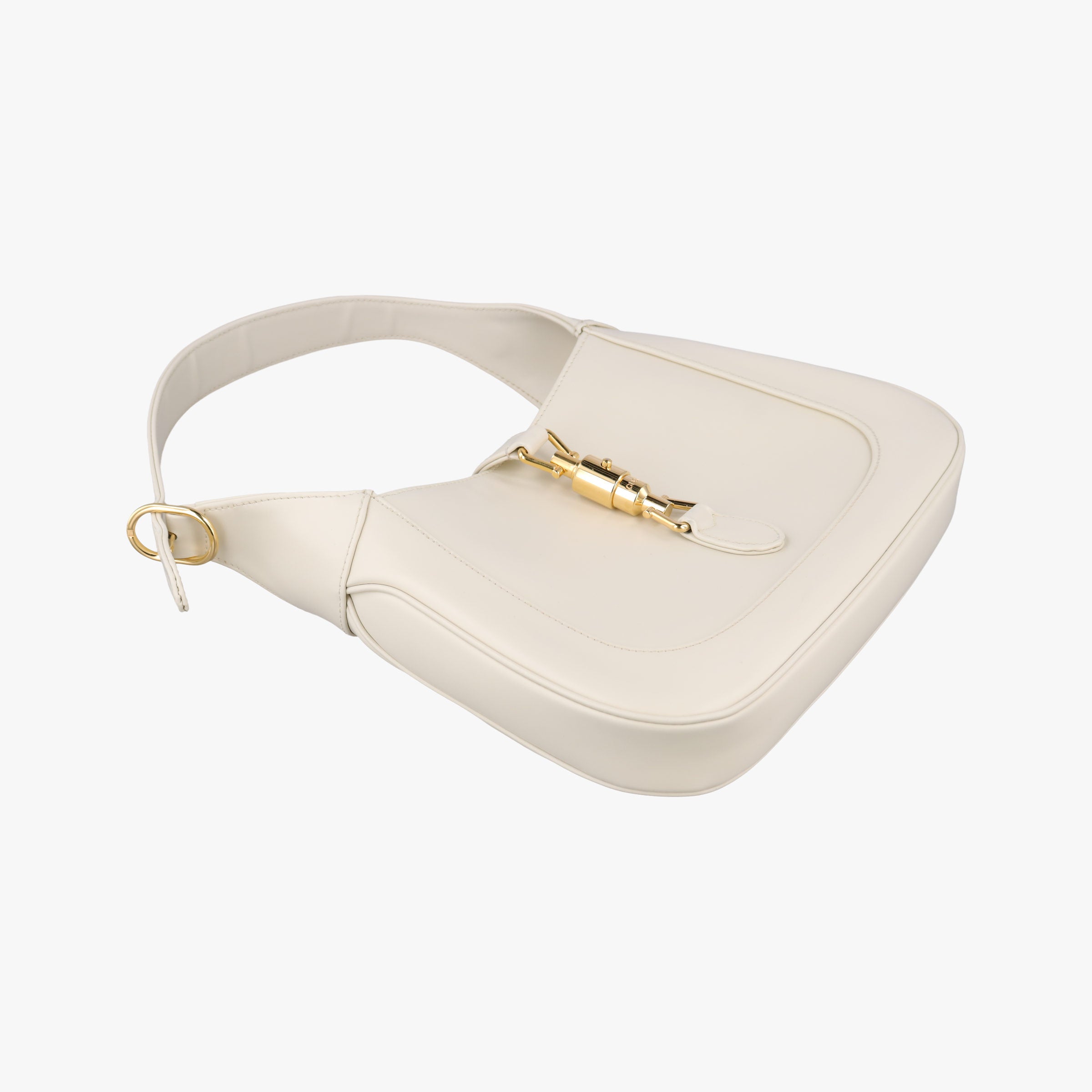 Pre-owned Gucci JACKIE 1961 White Leather 636709 shoulderbag | stylenewstar