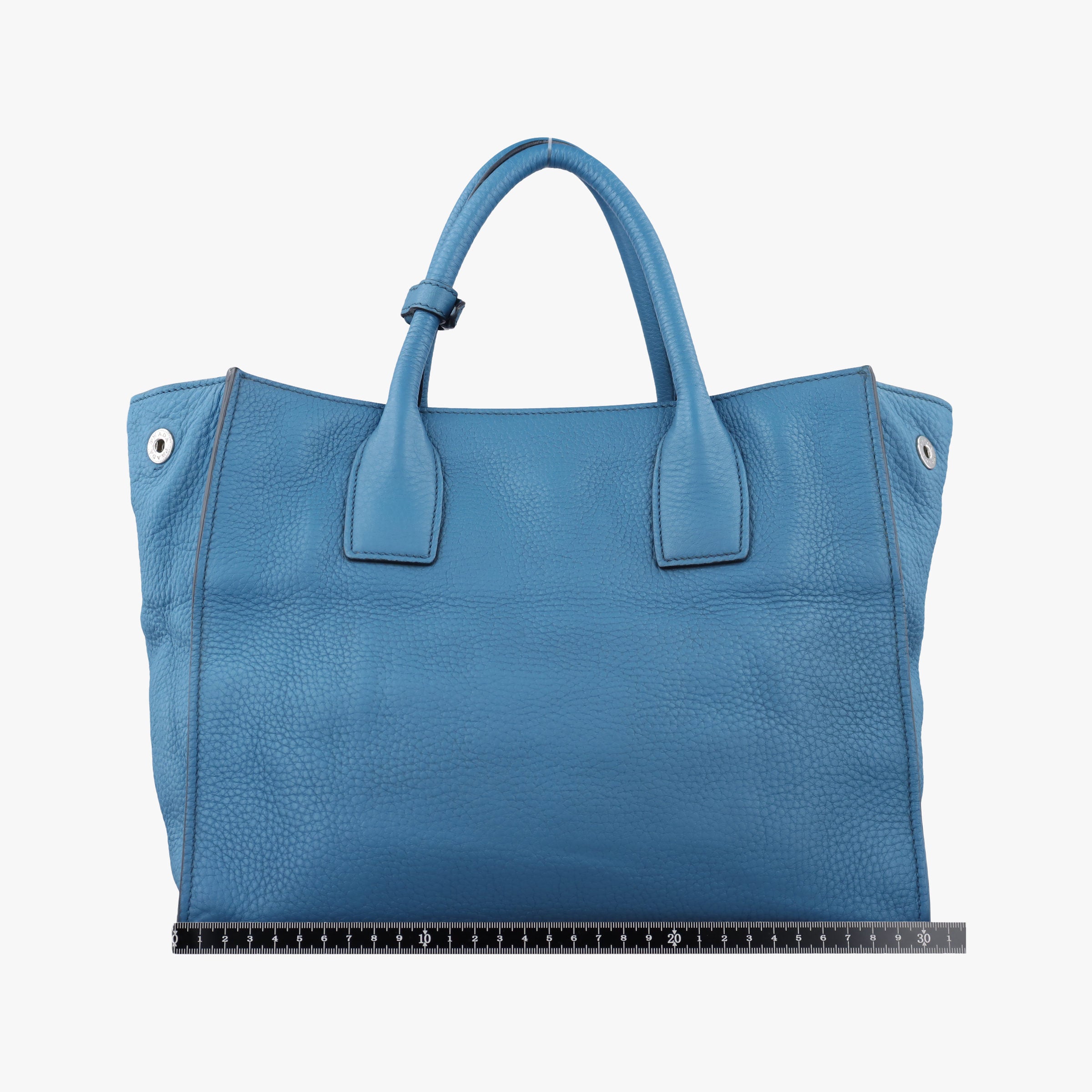 Shopping Tote Blue Leather BN1786 158 58/Lショッピングトート ブルー レザー BN1786 158 58/L