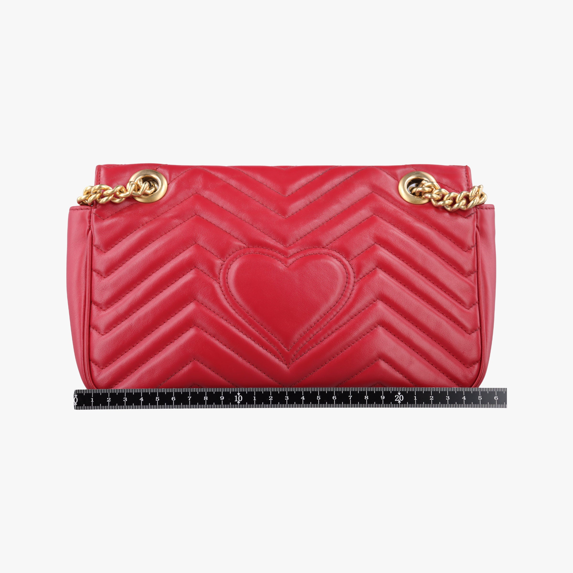 GG Marmont Red Leather 443497 G026269658GGマーモント レッド レザー 443497 G026269658