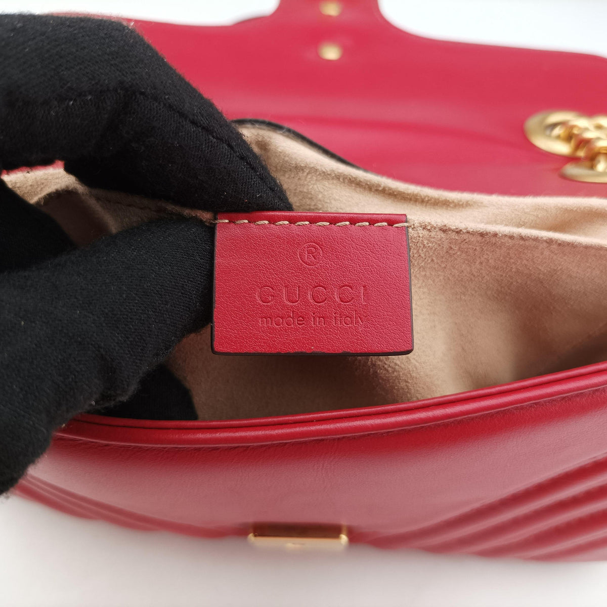 GG Marmont Red Leather 446744 C026391341GGマーモント レッド レザー 446744 C026391341