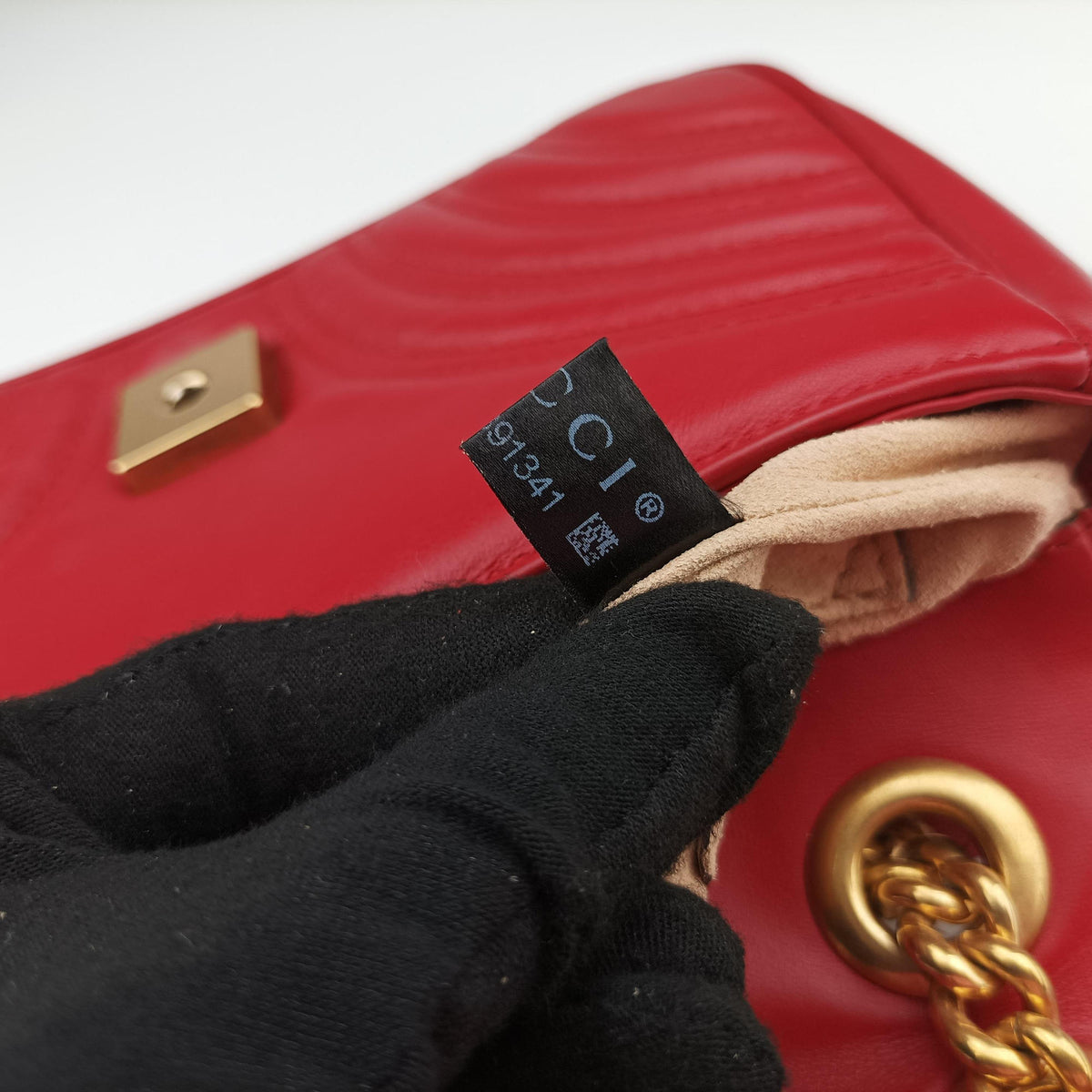 GG Marmont Red Leather 446744 C026391341GGマーモント レッド レザー 446744 C026391341