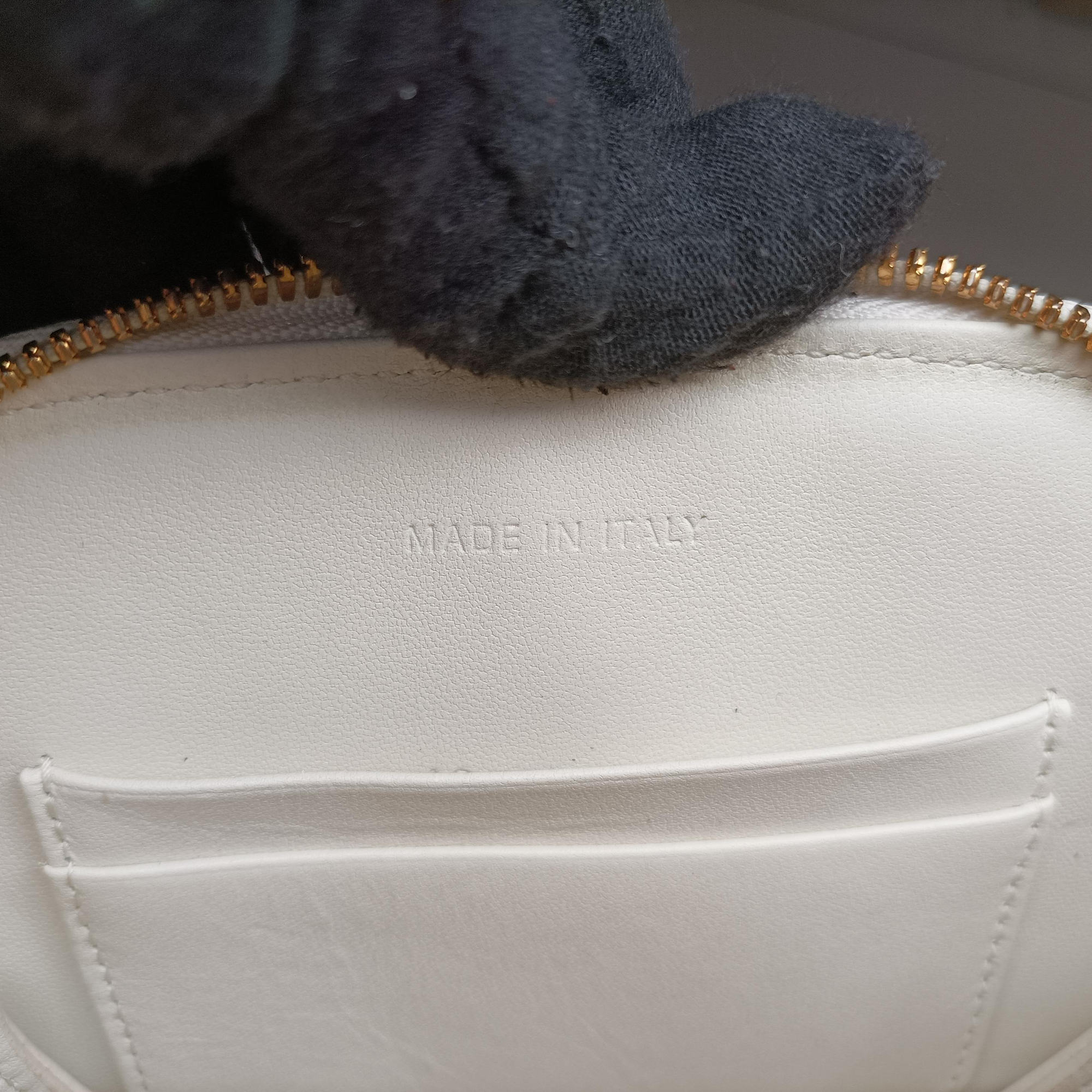Oval Camera Bag White Leather 43-MA-0253オーバル カメラバッグ ホワイト レザー 43-MA-0253