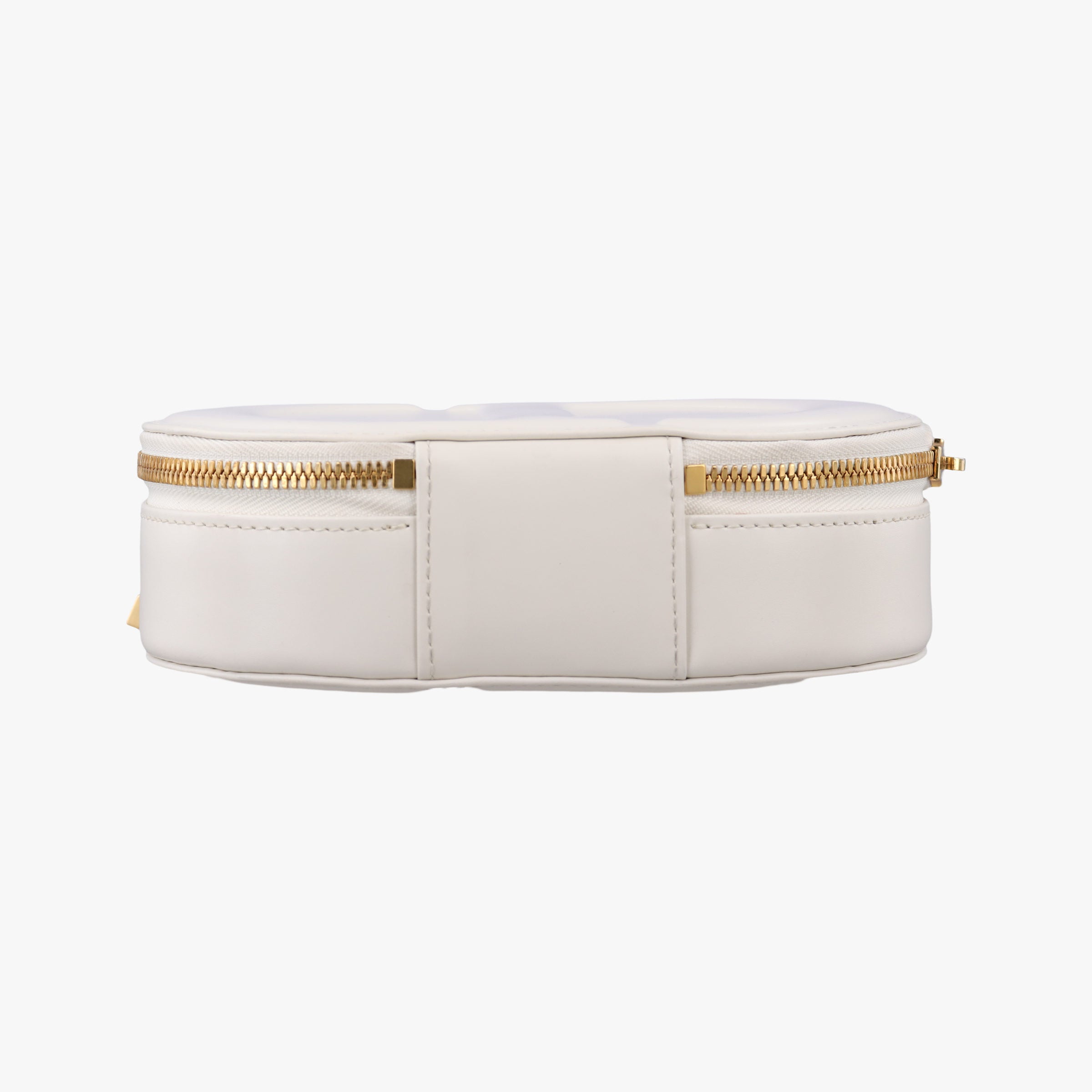 Oval Camera Bag White Leather 43-MA-0253オーバル カメラバッグ ホワイト レザー 43-MA-0253