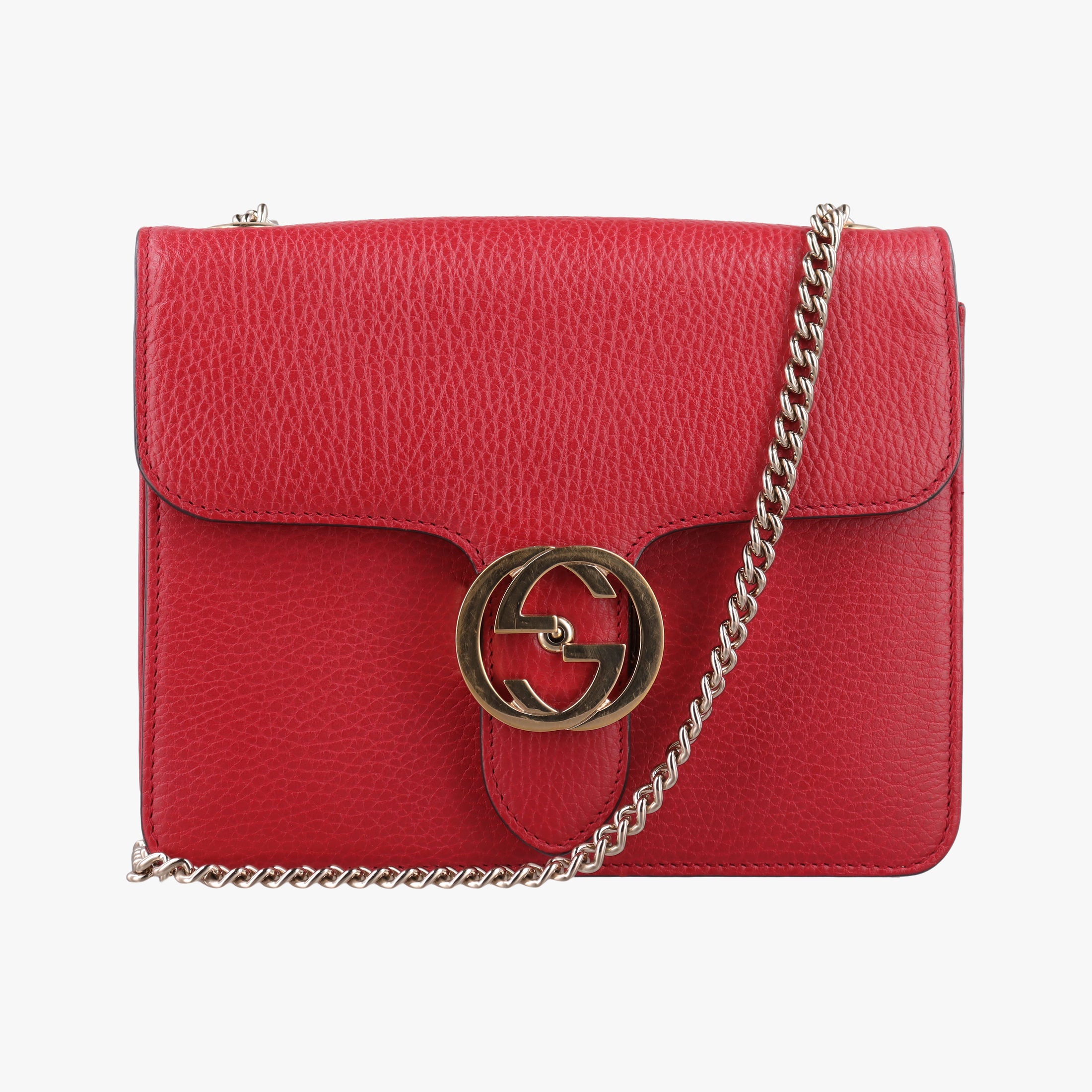Interlocking G Red Leather 510304 B027373642インターロッキングG レッド レザー 510304 B027373642