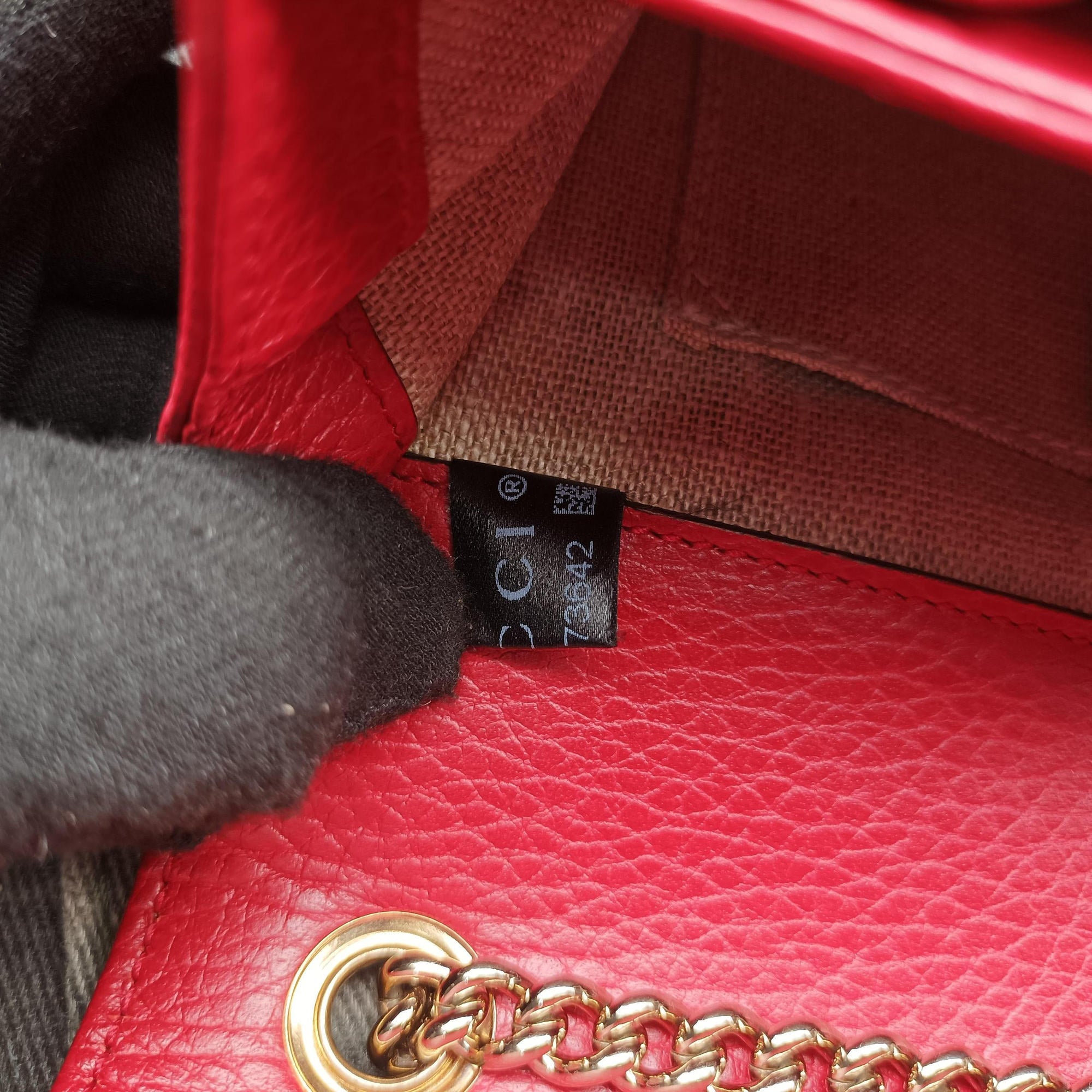 Interlocking G Red Leather 510304 B027373642インターロッキングG レッド レザー 510304 B027373642