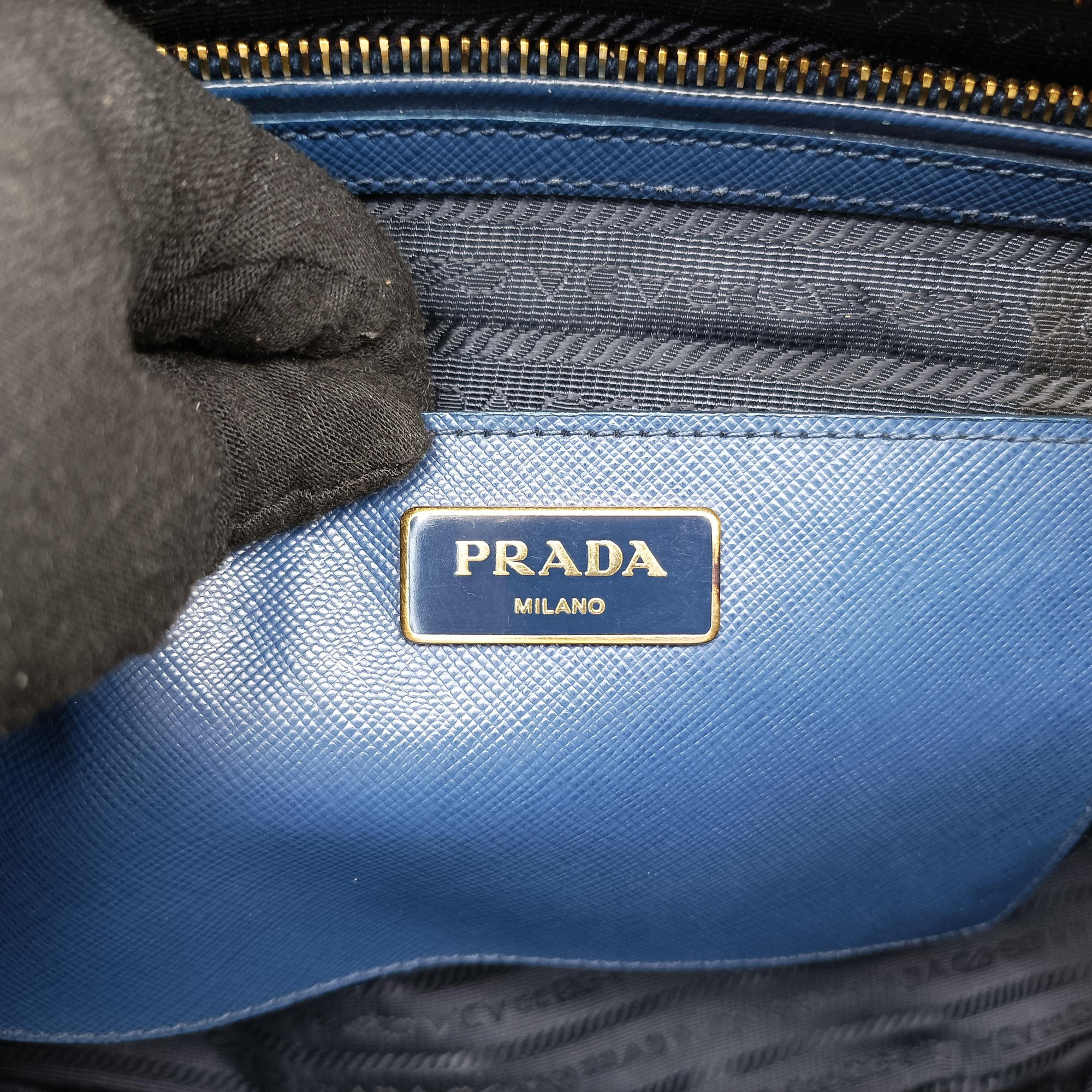 Galleria Blue SAFFIANO Leather BN1786 25ガレリア ブルー サフィアーノレザー BN1786 25