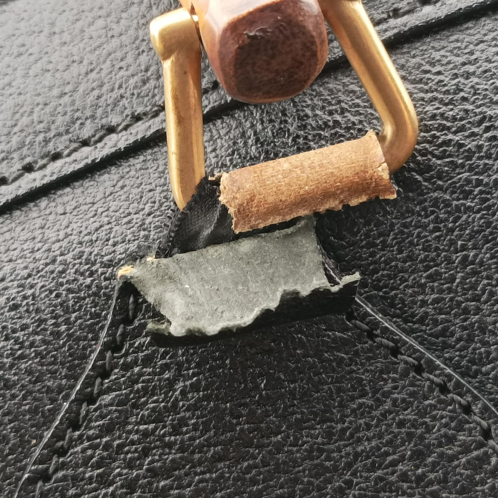 Bamboo Black Leather 002.28 バンブー ブラック レザー 002.28
