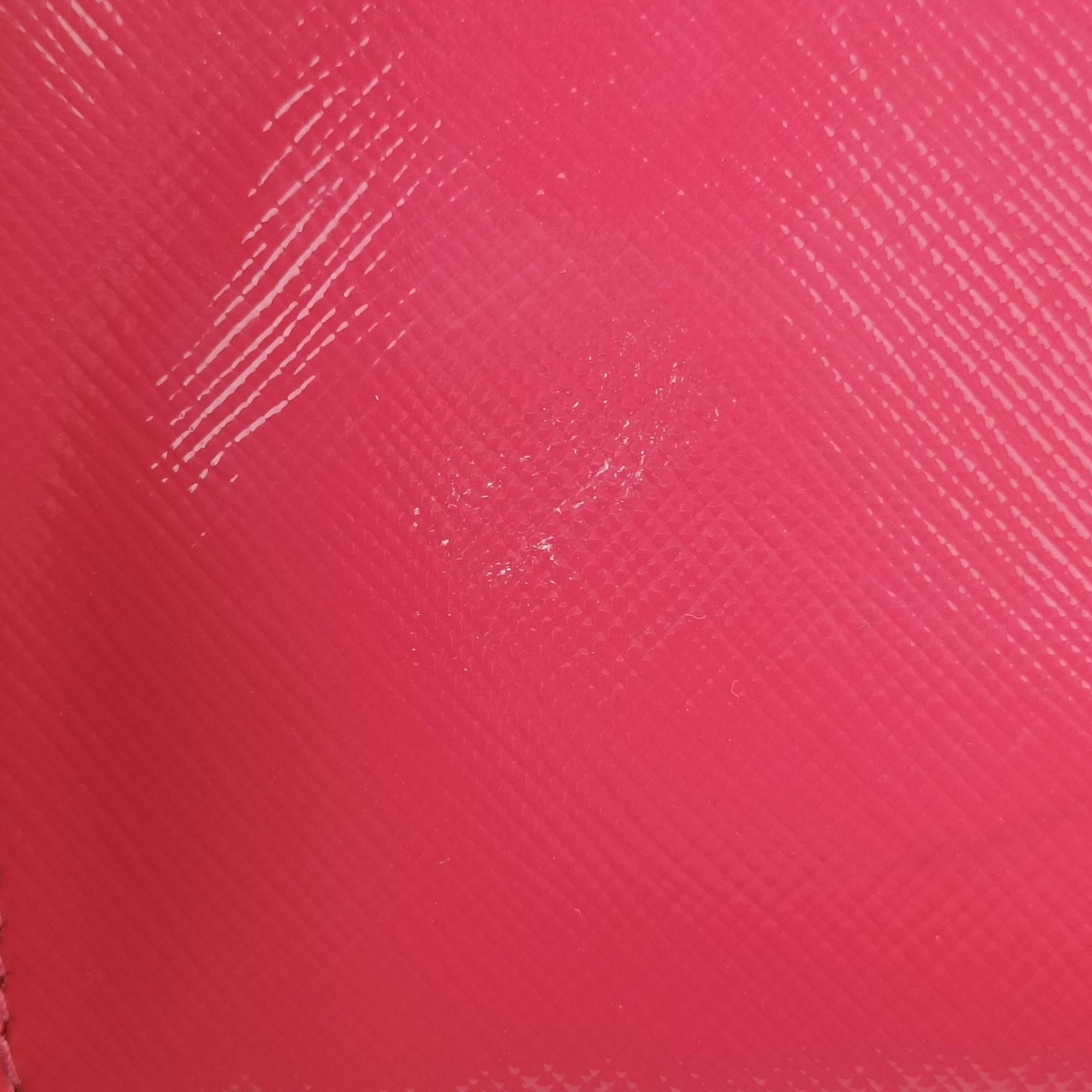 Sling Bandoliera Red Patent SAFFIANO Leather 110スリング バンドリエラ レッド パテント サフィアーノレザー 110