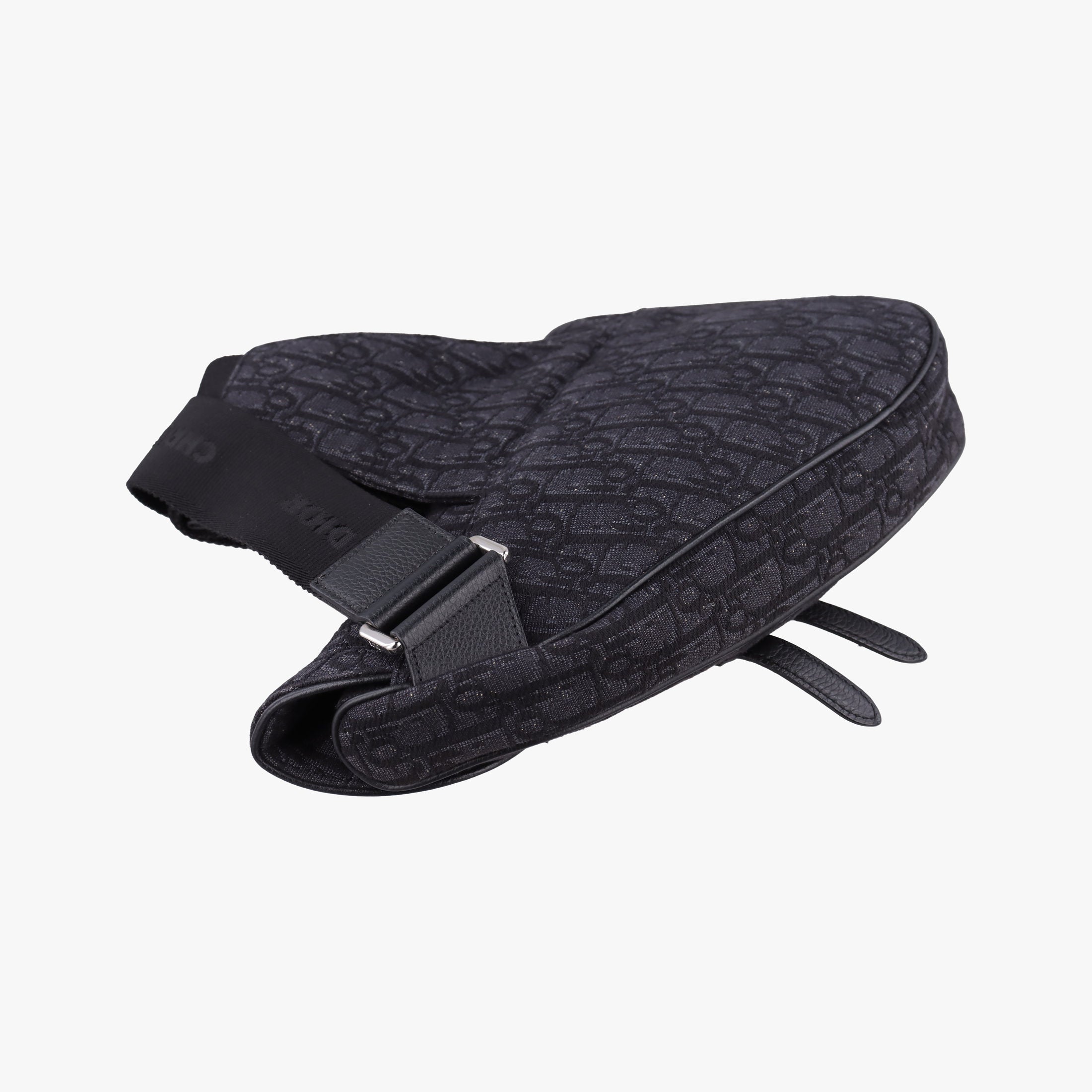 Saddle Black Jacquard×Leather 1ADPO093YKY 02-BO-0159サドル ブラック ジャガード×レザー 1ADPO093YKY 02-BO-0159
