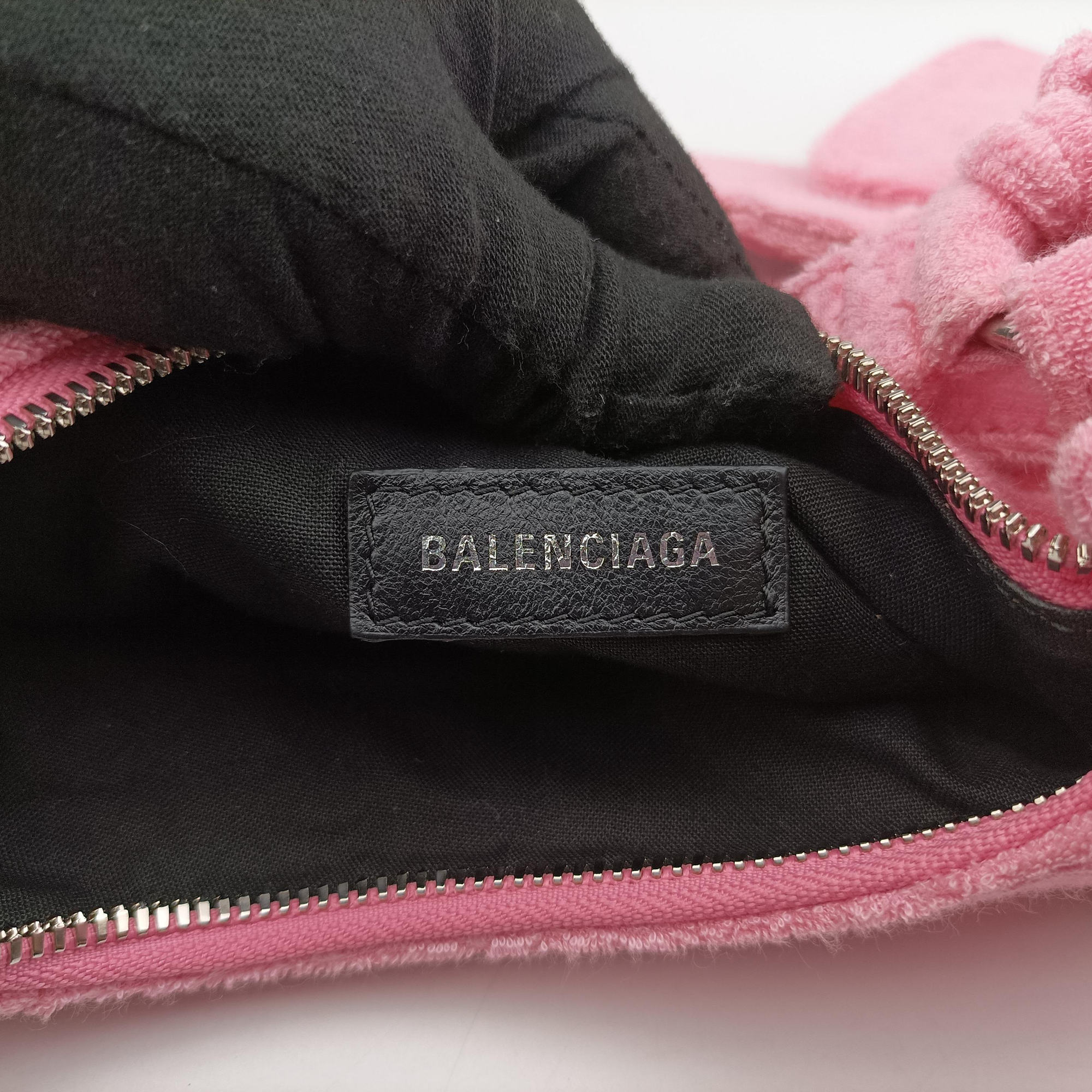 Le Cagole mini Pink Pile Fabric 671309.5812.O.493075ル カゴール ミニ ピンク パイルファブリック 671309.5812.O.493075