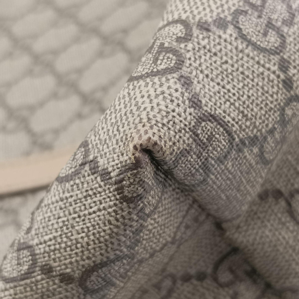 Microguccissima Beige PVC coated canvas×leather 309613 H013462467マイクログッチシマ ベージュ PVCコーティングキャンバス×レザー 309613 H013462467