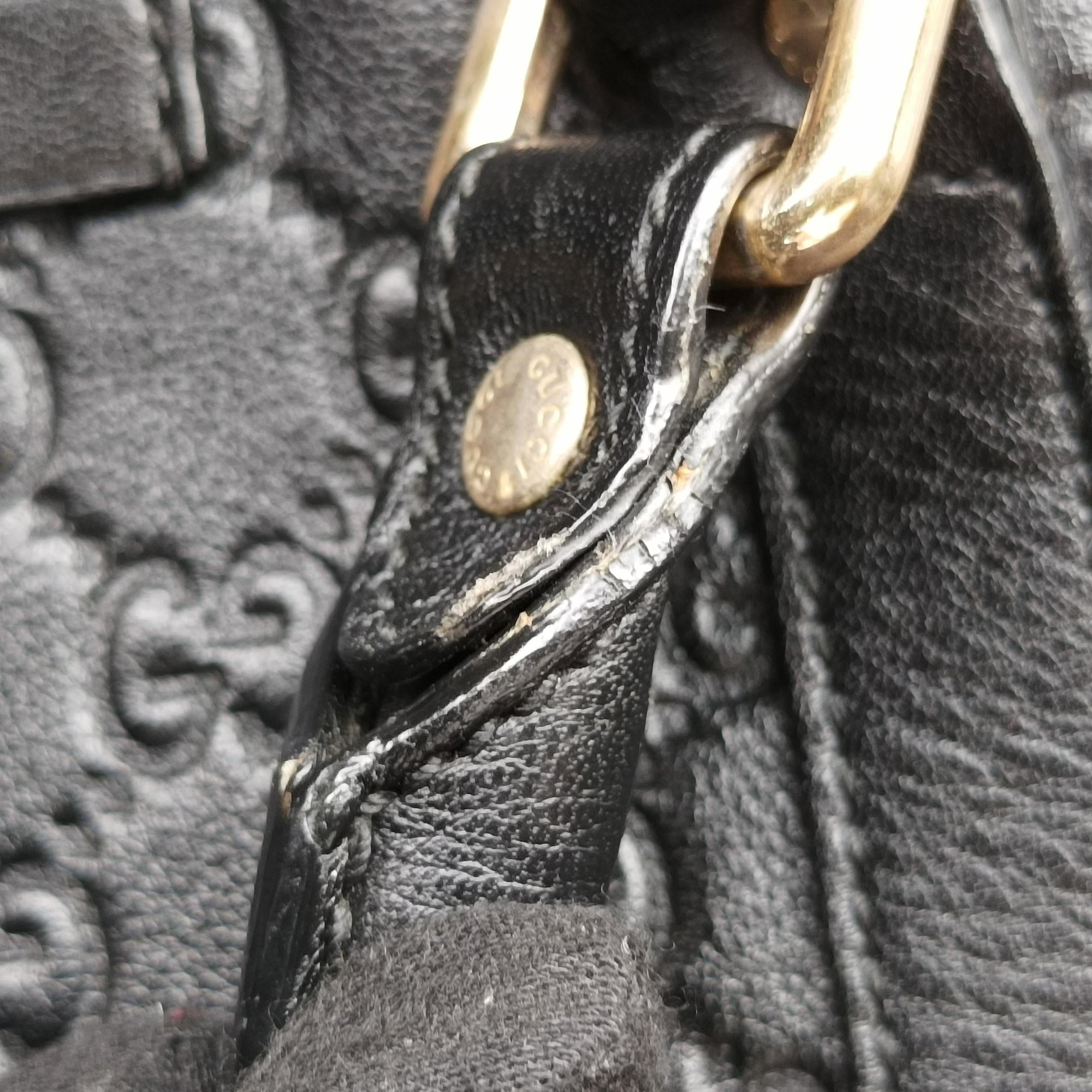 Diamante Black Leather 208463 Lot number unknownディアマンテ ブラック レザー 208463 製番不明