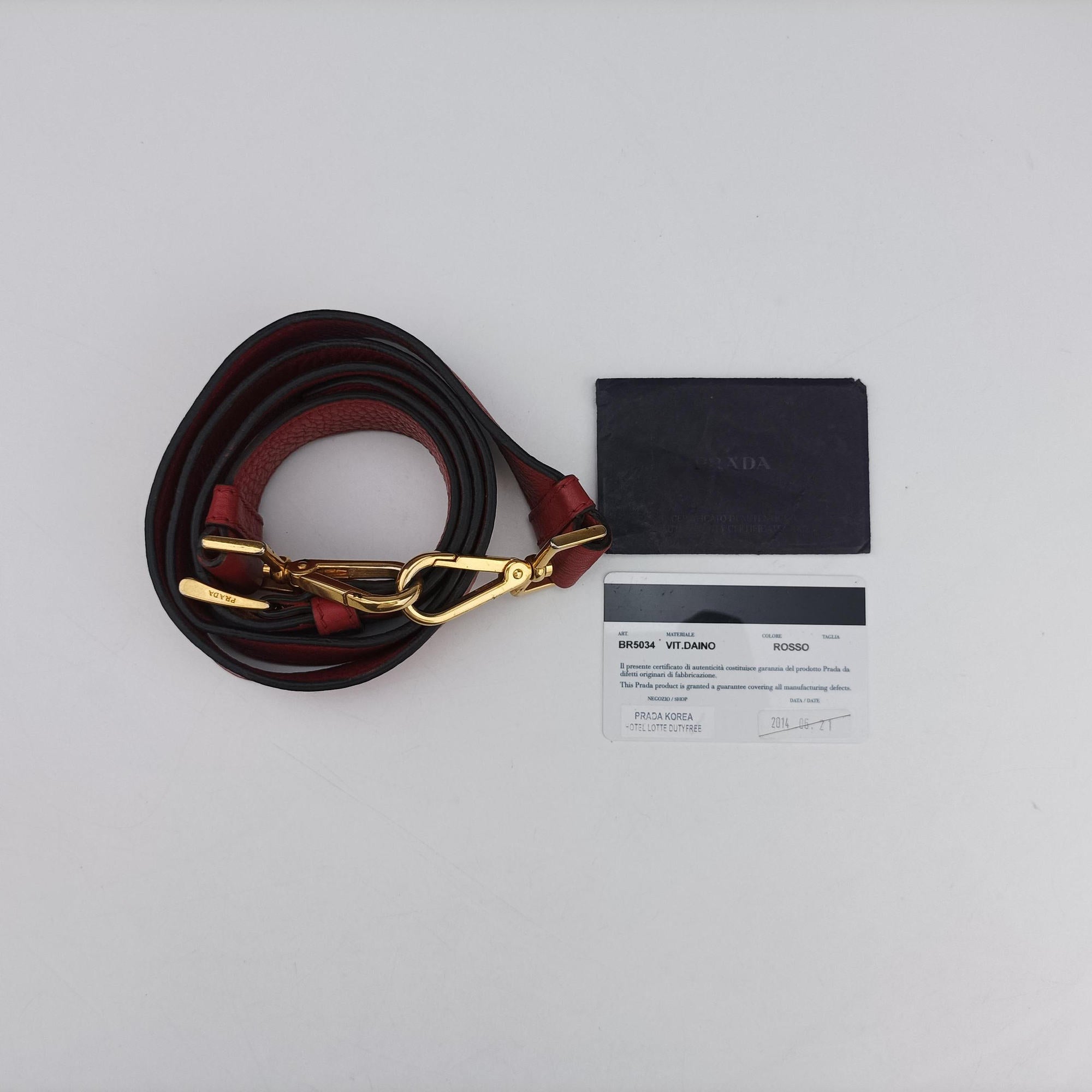 Vitello Daino Sound Flap Top Handle Red Leather BR5034 58/M 165ヴィテッロ ダイノ サウンド フラップ トップ ハンドル レッド レザー BR5034 58/M 165