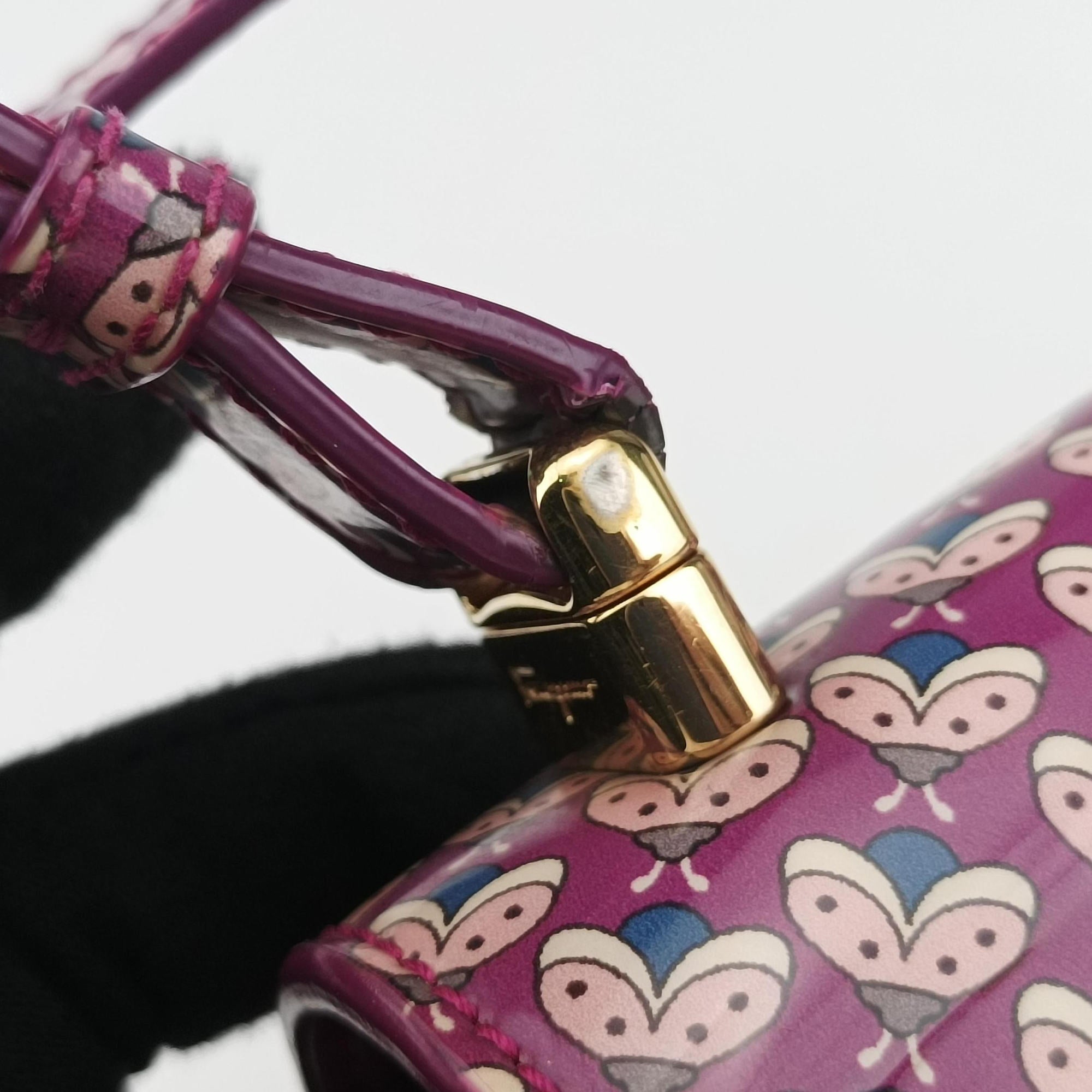 Vara zoo mini Purple×multi Patent leather RE-21G079ヴァラ ズー ミニ パープル×マルチカラー パテントレザー RE-21G079