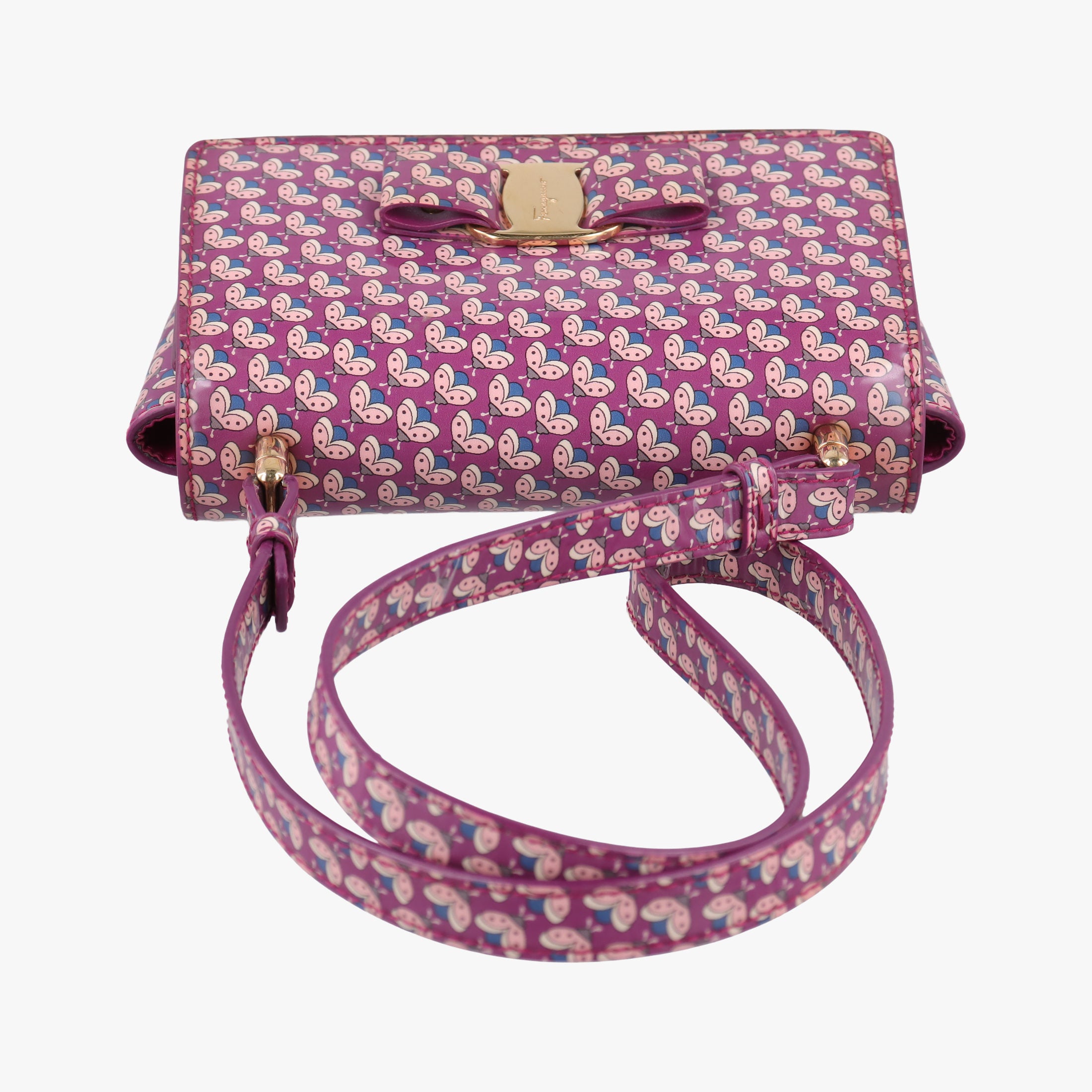 Vara zoo mini Purple×multi Patent leather RE-21G079ヴァラ ズー ミニ パープル×マルチカラー パテントレザー RE-21G079