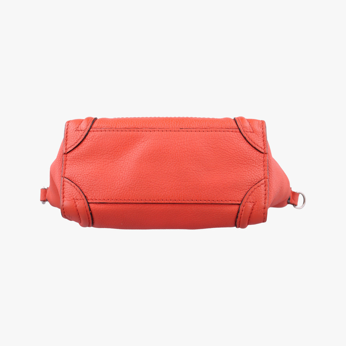 Luggage Micro shopper Orange Leather Lot number unknownラゲージマイクロショッパー オレンジ レザー 製番不明