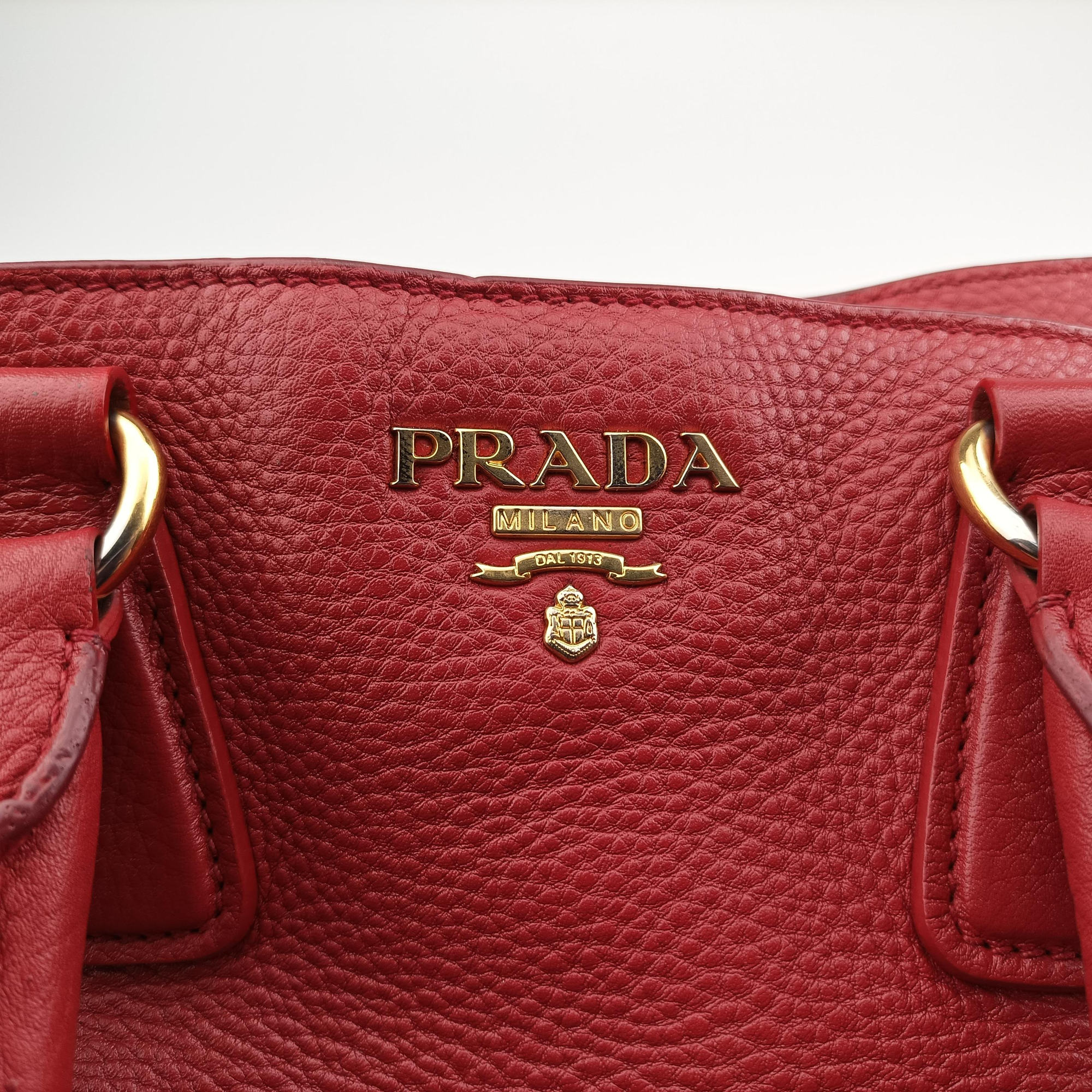 Vitello Daino Top Handle Red Leather BN2420 25ヴィッテロ ダイノ トップハンドル レッド レザー BN2420 25