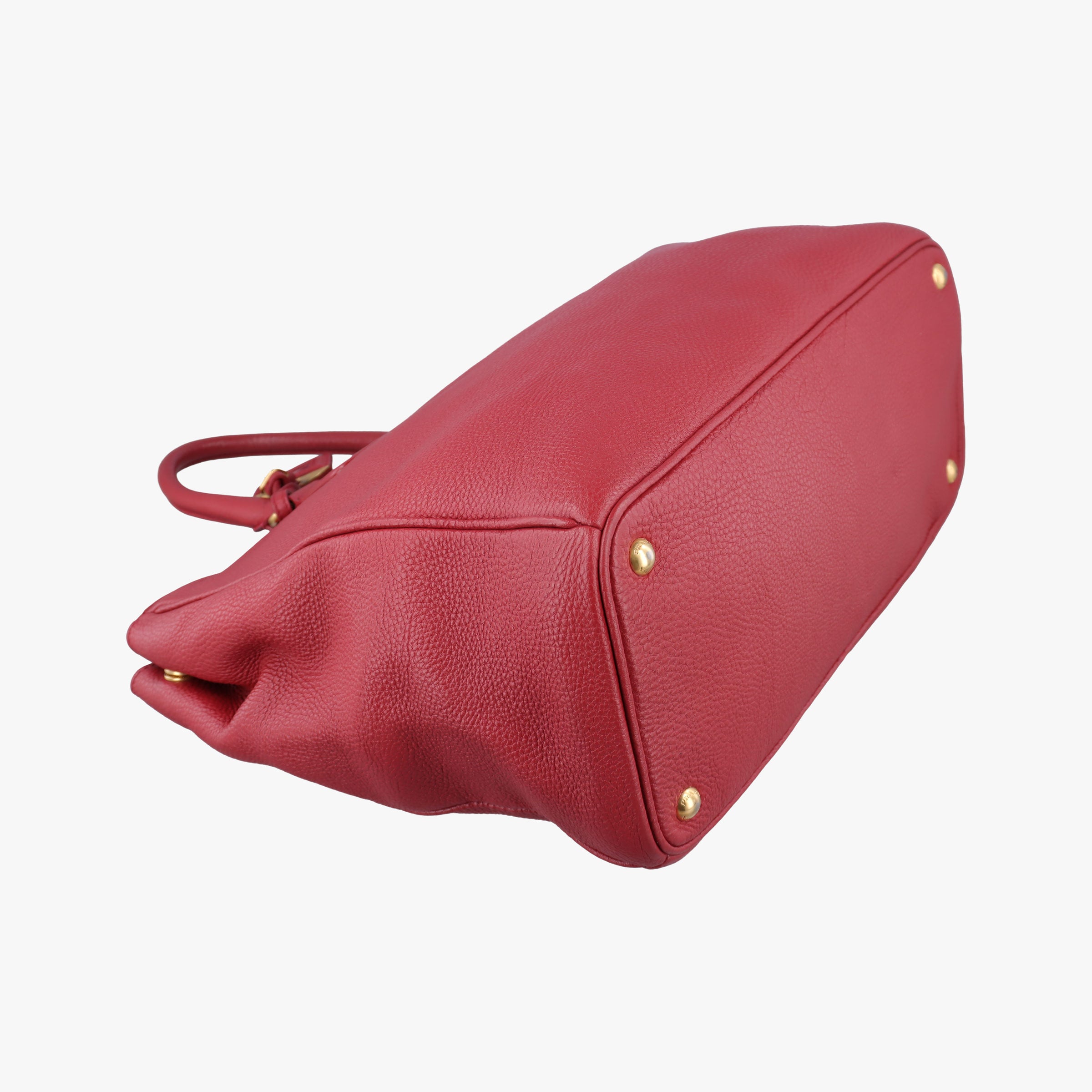 Vitello Daino Top Handle Red Leather BN2420 25ヴィッテロ ダイノ トップハンドル レッド レザー BN2420 25