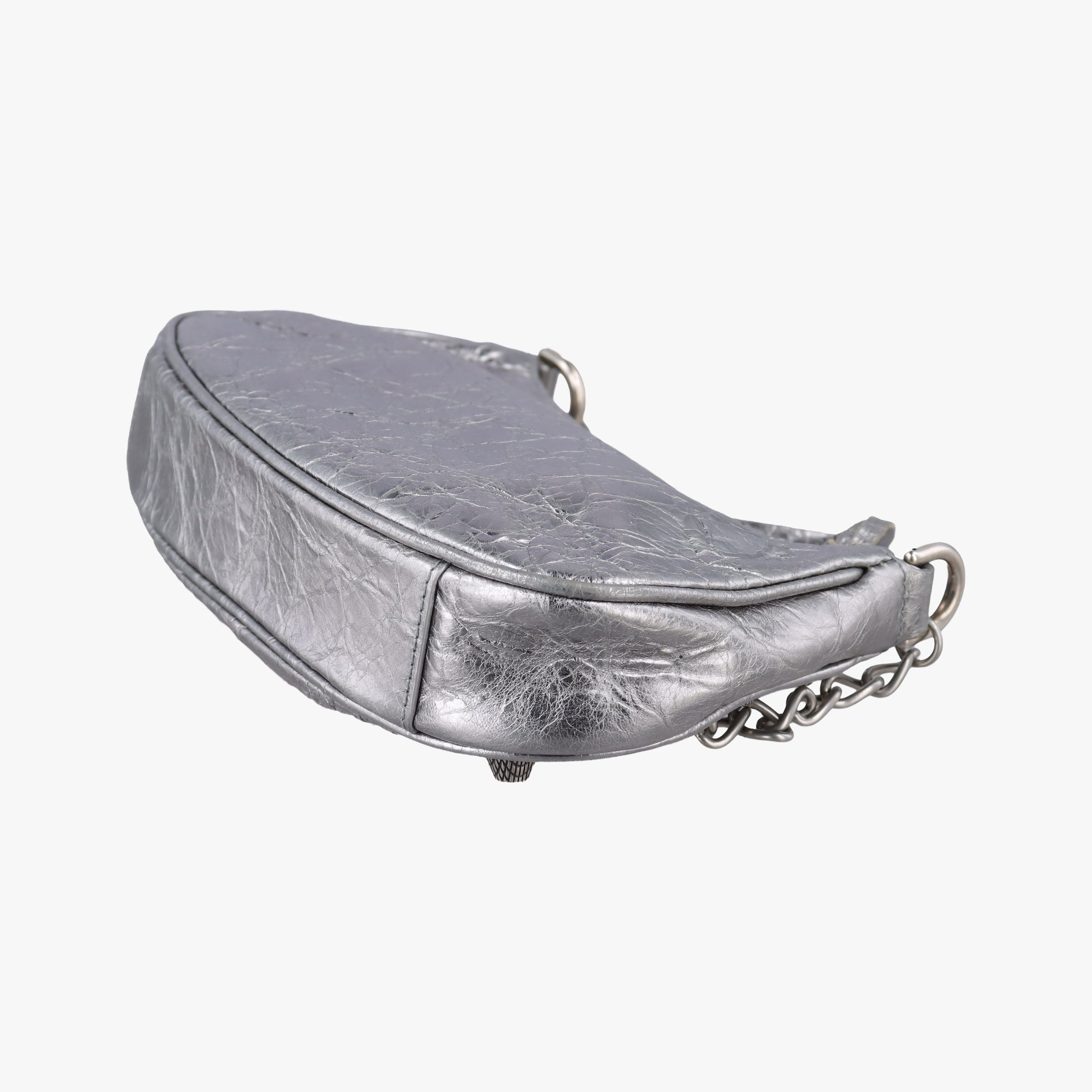 Le Cagole mini Silver lambskin 695814.8103.Q.000959ル カゴール ミニ シルバー ラムスキン 695814.8103.Q.000959