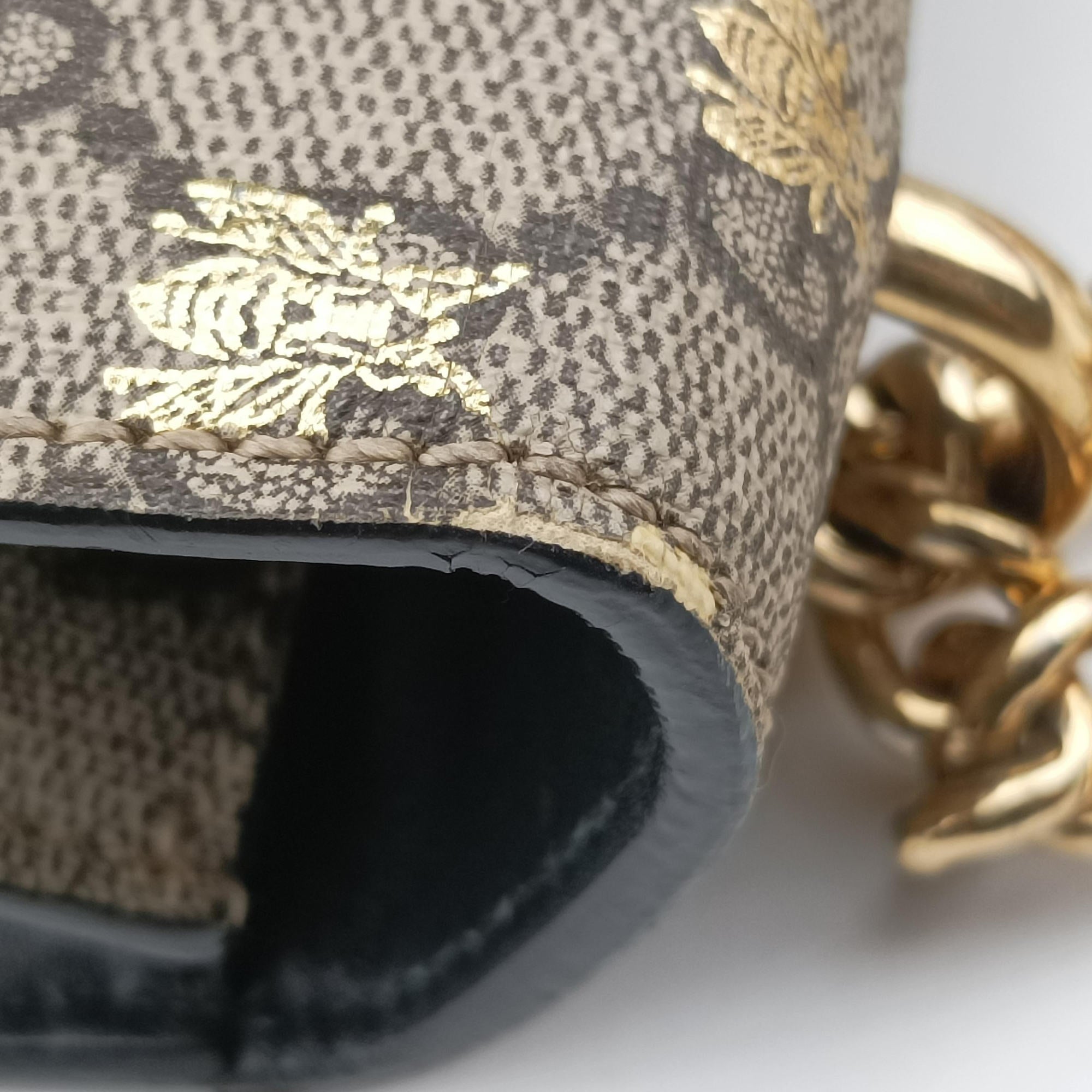 Padlock Beige x Black PVC coated canvas x Leather 409486 B022883097パドロック ベージュ x ブラック PVCコーティングキャンバス xレザー 409486 B022883097