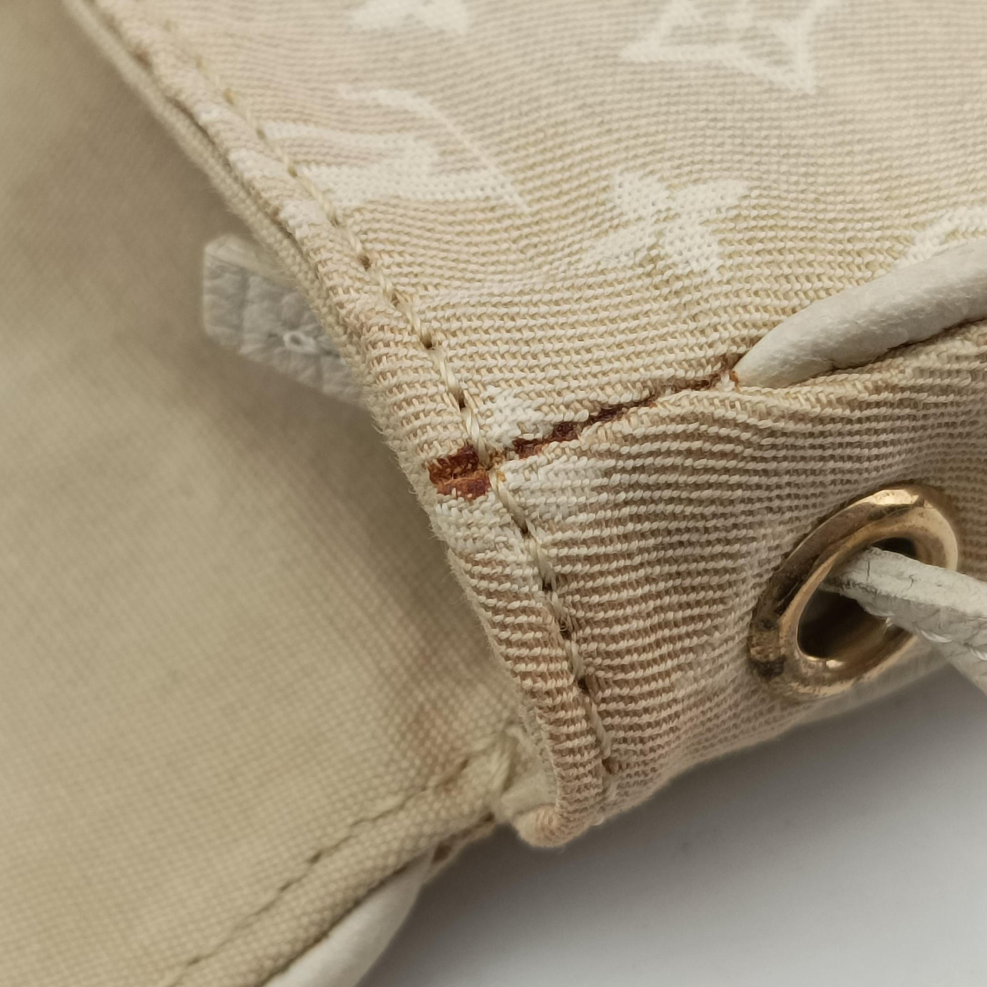 Cancun Pochette Dune x Ivory Monogram Mini Lin Cotton M95312 MI0057ポシェット カンクーン デュンヌxアイボリー モノグラム ミニランコットン M95312 MI0057