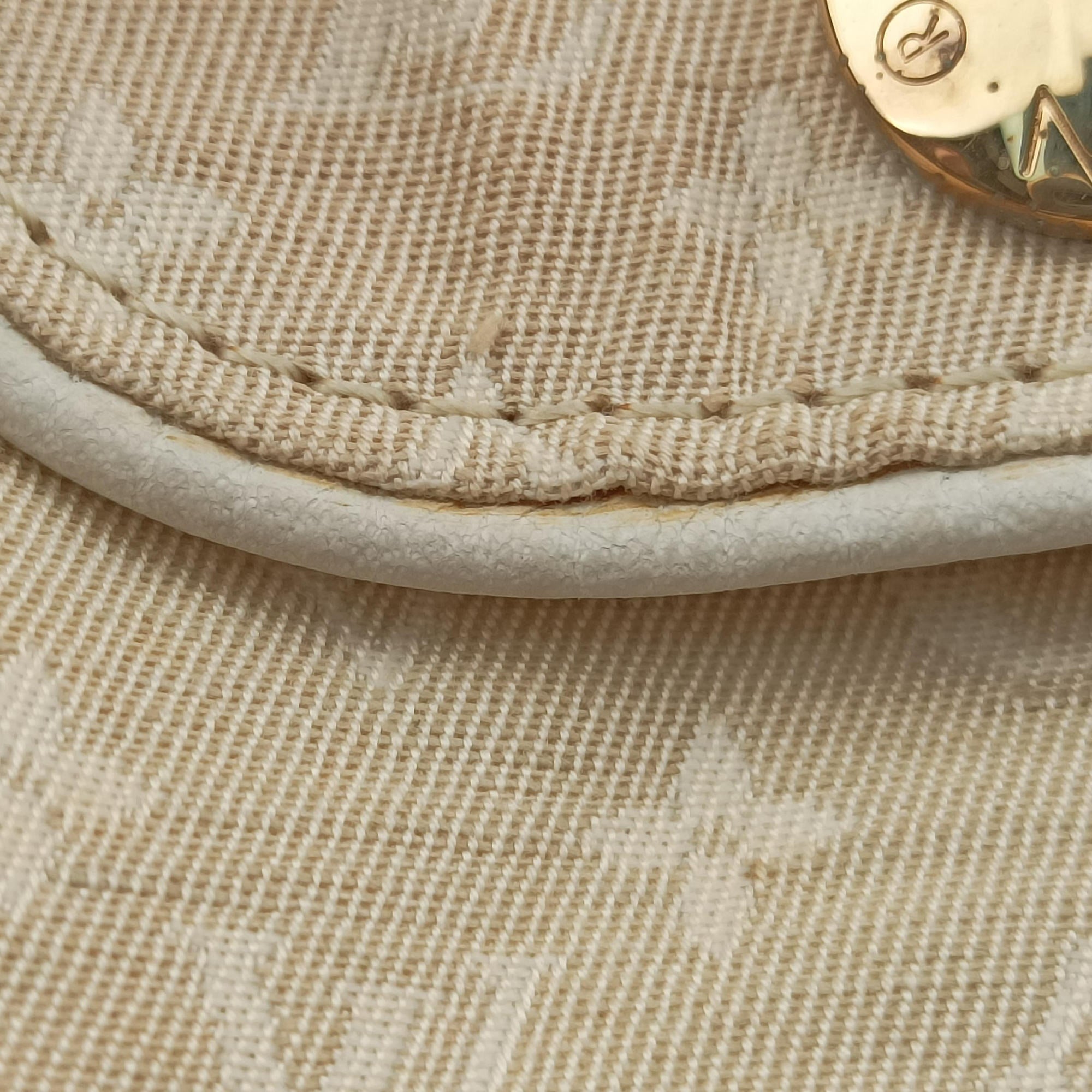 Cancun Pochette Dune x Ivory Monogram Mini Lin Cotton M95312 MI0057ポシェット カンクーン デュンヌxアイボリー モノグラム ミニランコットン M95312 MI0057