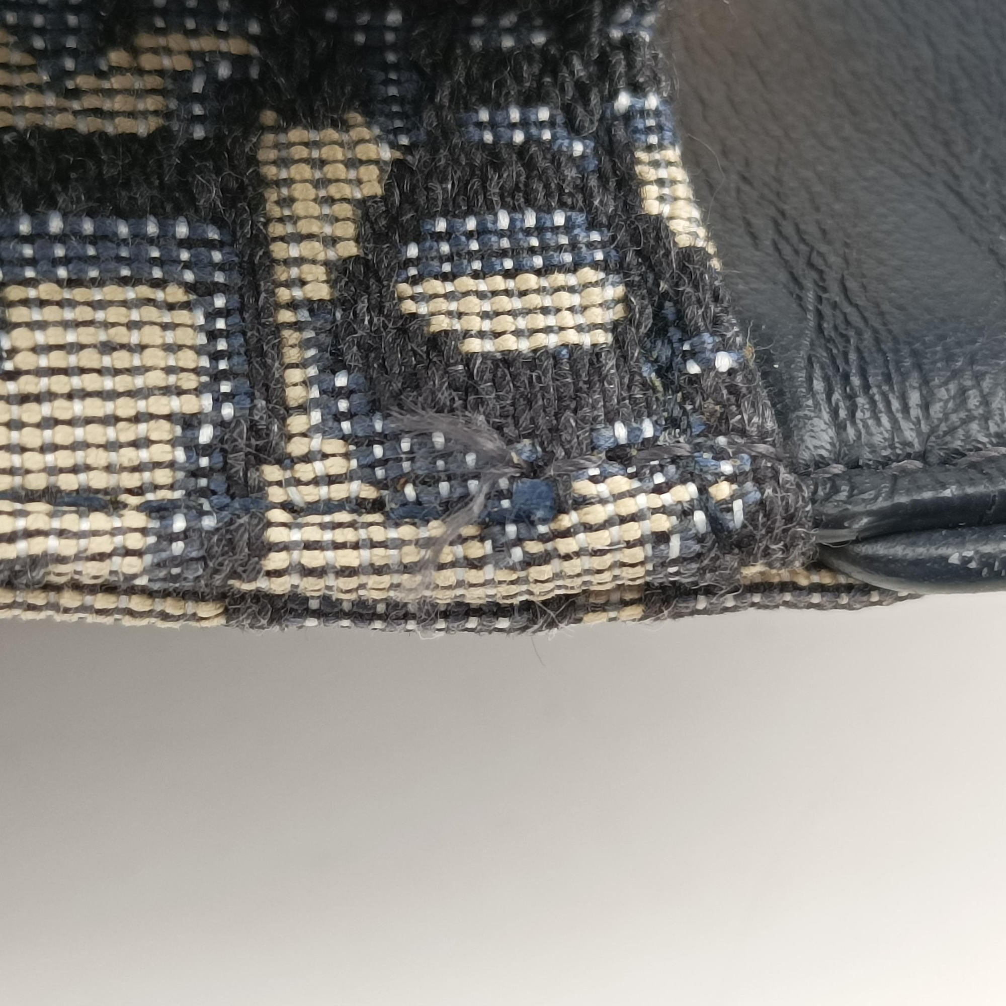 Saddle Navy×Gray Jacquard x Leather 12-MA-0221サドル ネイビー×グレー ジャガード×レザー 12-MA-0221