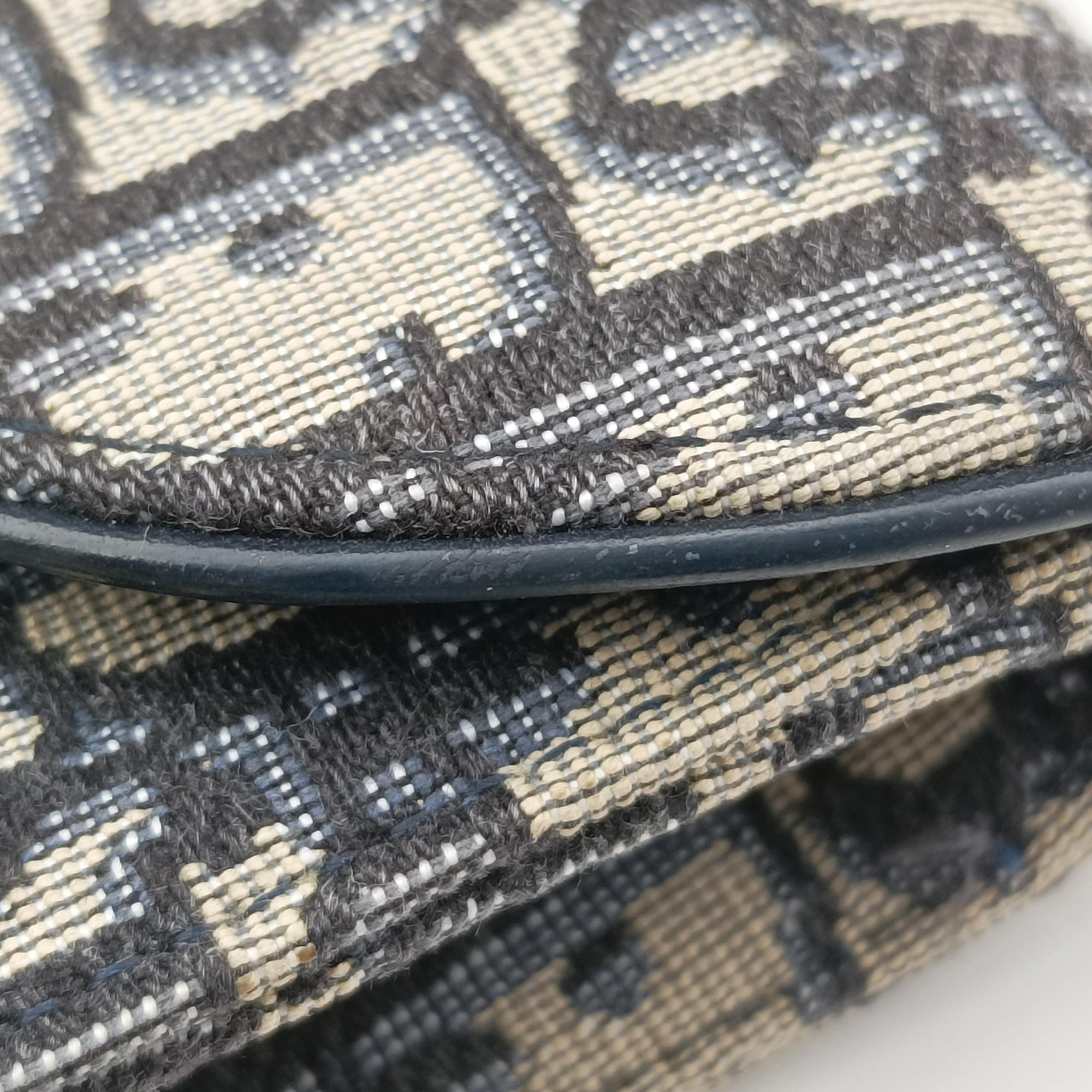 Saddle Navy×Gray Jacquard x Leather 12-MA-0221サドル ネイビー×グレー ジャガード×レザー 12-MA-0221