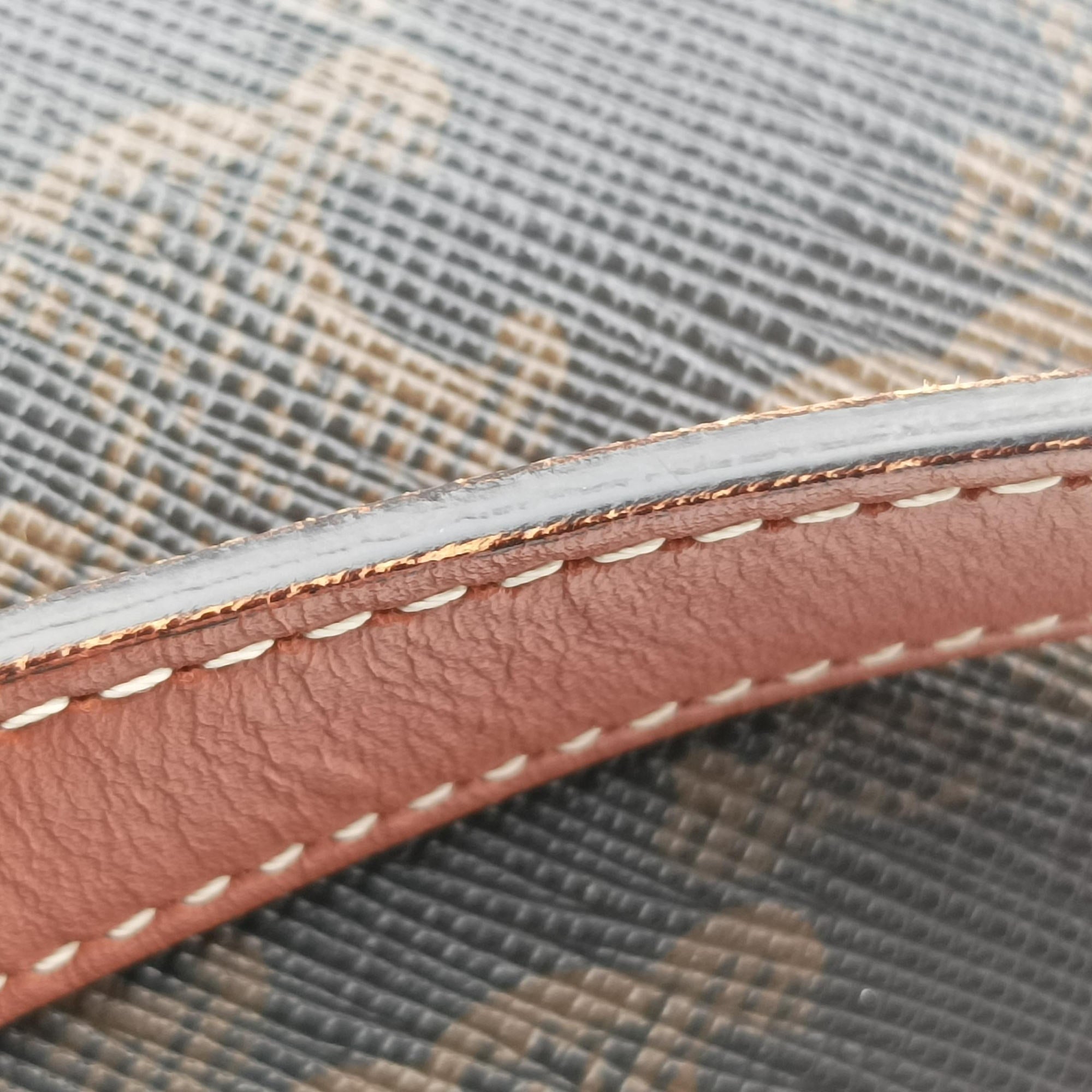 FOLCO Triomphe Brown PVC coated canvas×Leather F-CU-2200ファルコ トリオンフ ブラウン PVCコーティングキャンバス×レザー F-CU-2200