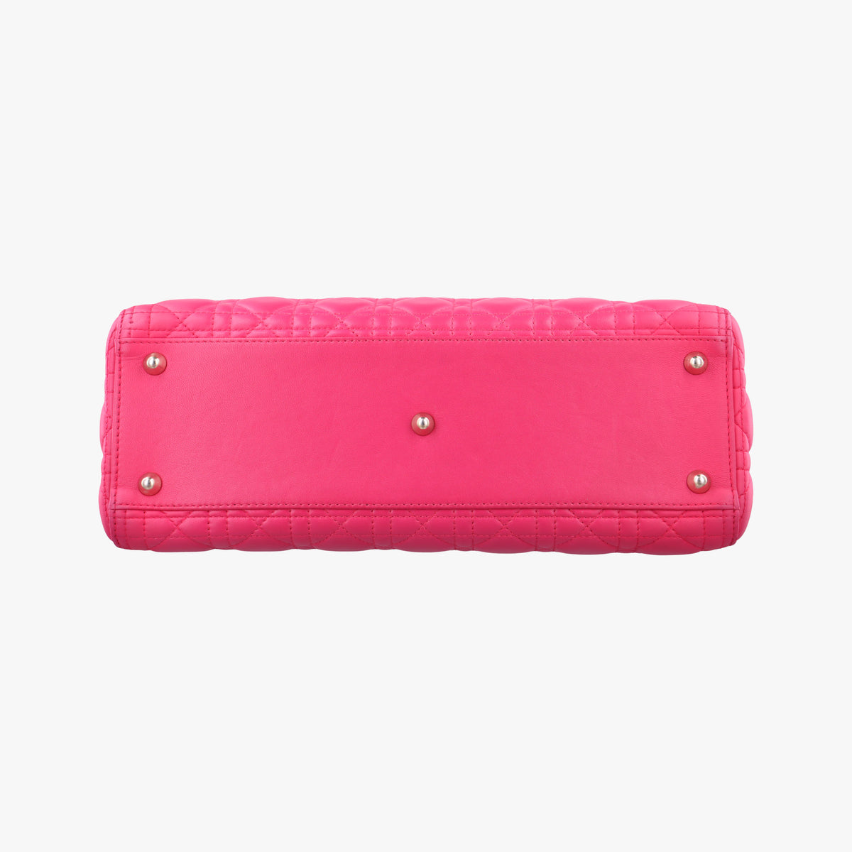 Vintage Christian Dior Lady Dior Rose lambskin shoulderbag | stylenewstar