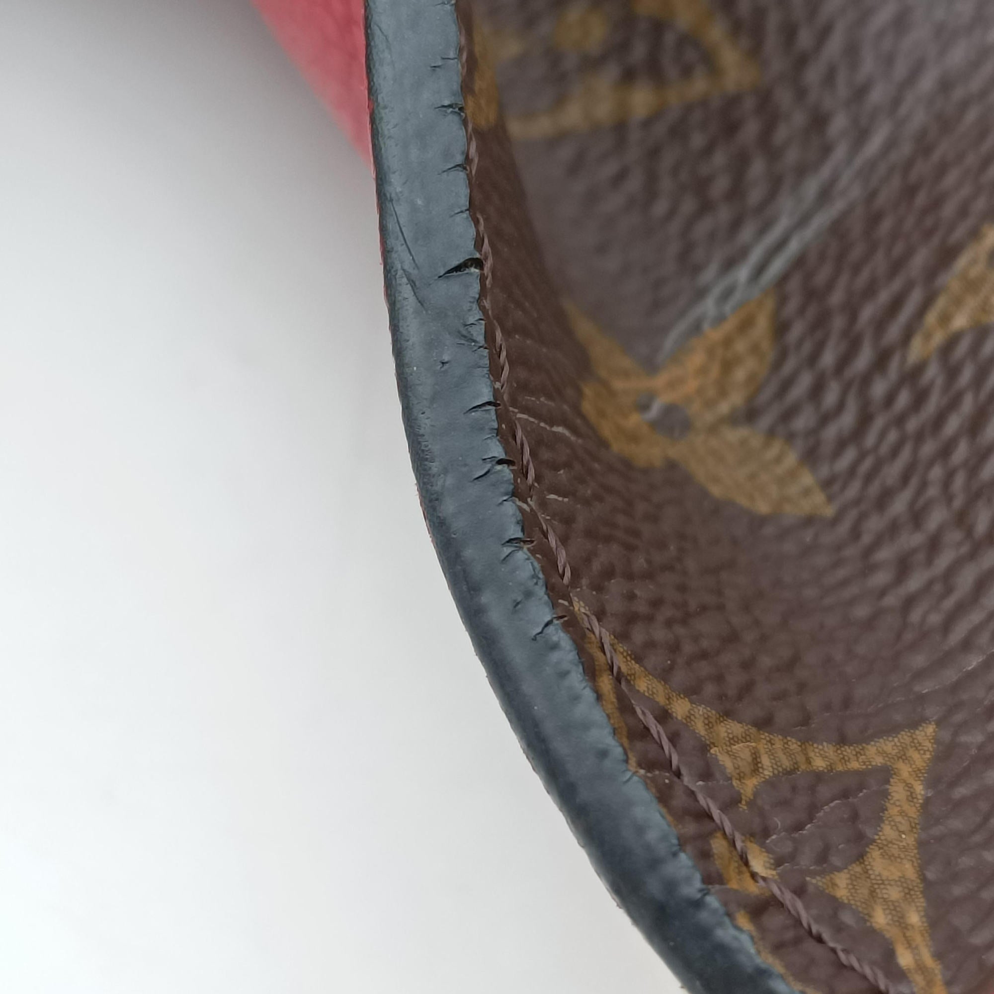 SAINT PLACIDE brown×CERISE Monogram Canvas×calf leather M43713 CA3127 IC Chipサンプラシード モノグラム/ブラウン×スリーズ モノグラムキャンバス×カーフレザー M43713 CA3127 ICチップ