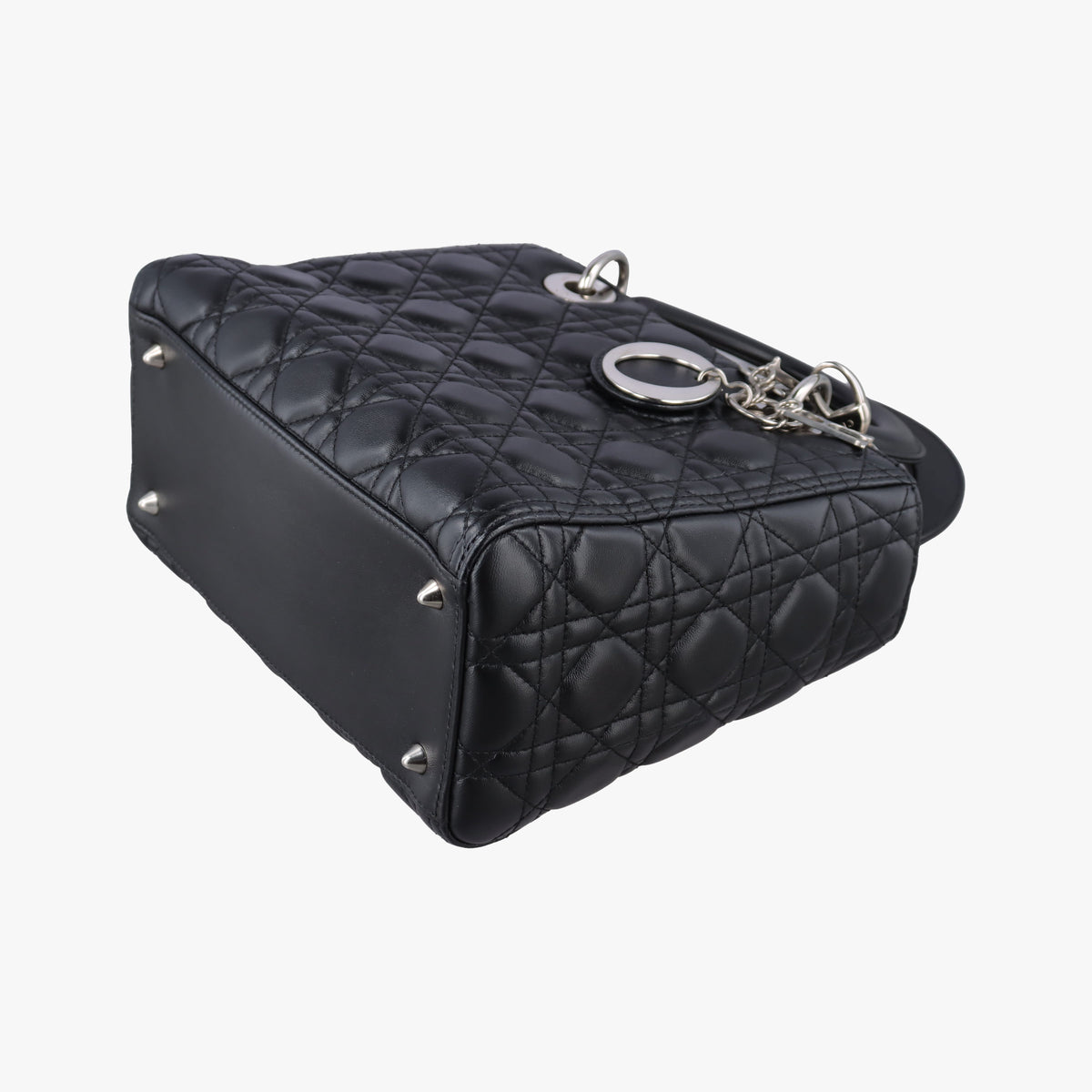 Secondhand Christian Dior Lady Dior Black lambskin shoulderbag | stylenewstar