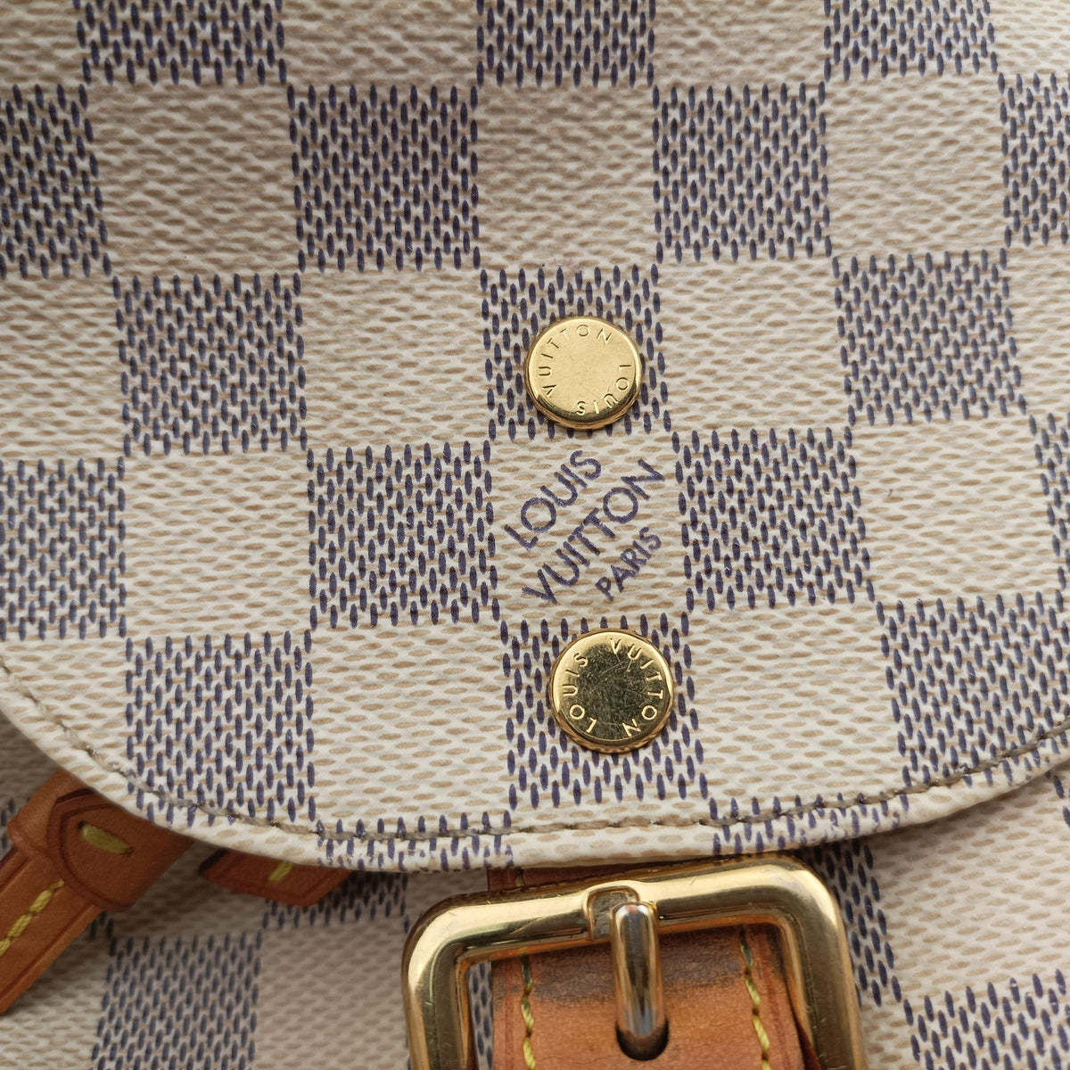Pre-owned Louis Vuitton SPERONE BB Azur Damier Canvas N44026 backpack/rucksack | stylenewstar