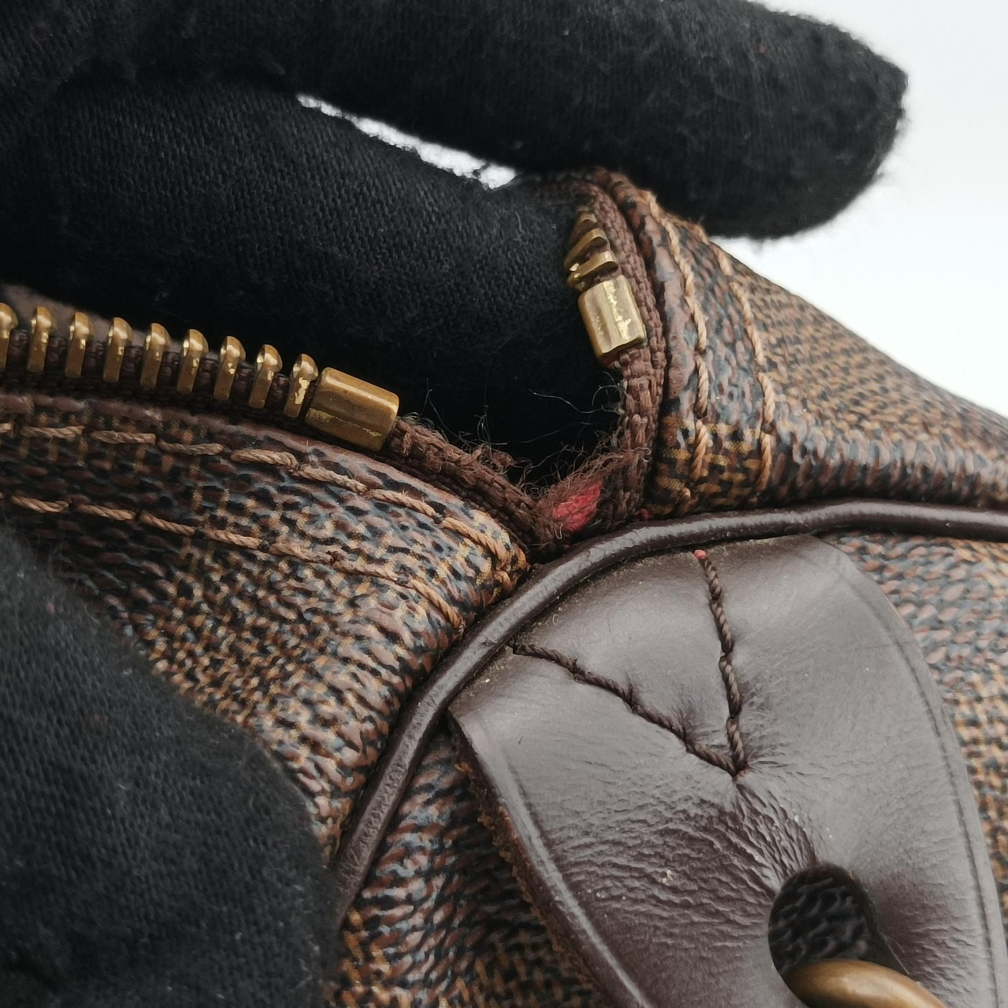 Secondhand Louis Vuitton Speedy 30 EBENE Damier Canvas N41523 handbag | stylenewstar